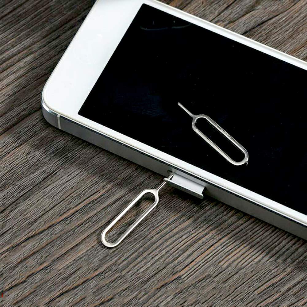 4 Pcs SIM Card Removal Openning Tool Tray Eject Pins Needle Opener Ejector Compatible with All iPhone Apple iPad HTC Samsung Galaxy Cell Phone Smartphone Watchchain Link Remover - Image 4