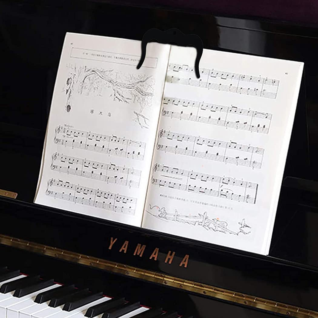 4 Pieces Music Book Clip- Page Holder for Sheet Music Stands, Pianos, Musicians - Image 4