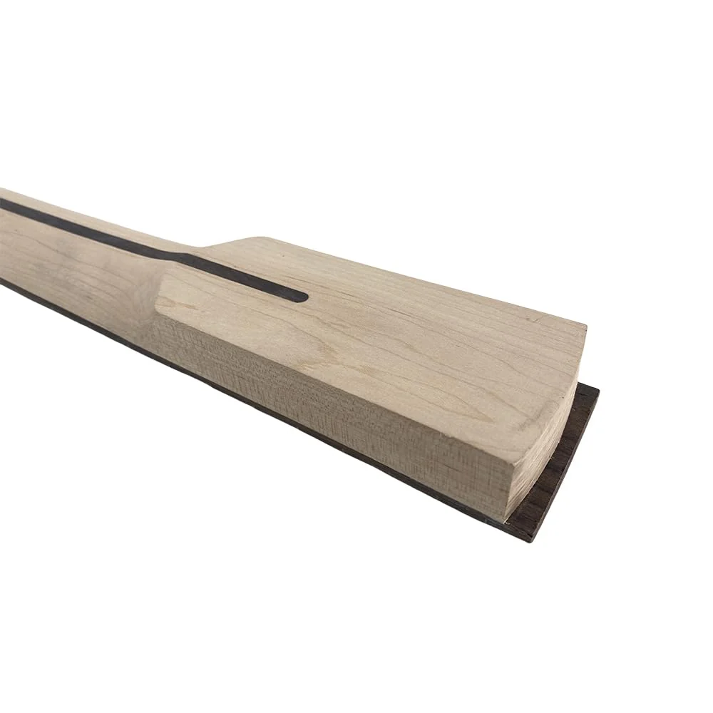 4-String Electric Bass Guitar Neck - 22 Frets, 34" Maple with Rosewood Fretboard, Bolt-On Replacement Neck - 42mm Nut Width, 65mm Heel, Unfinished DIY Bass Part - Image 6