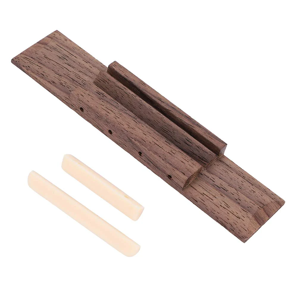 4 String Rosewood Ukulele Saddle Bridge Nut for Ukulele Replacement Kit Ukulele Accessories