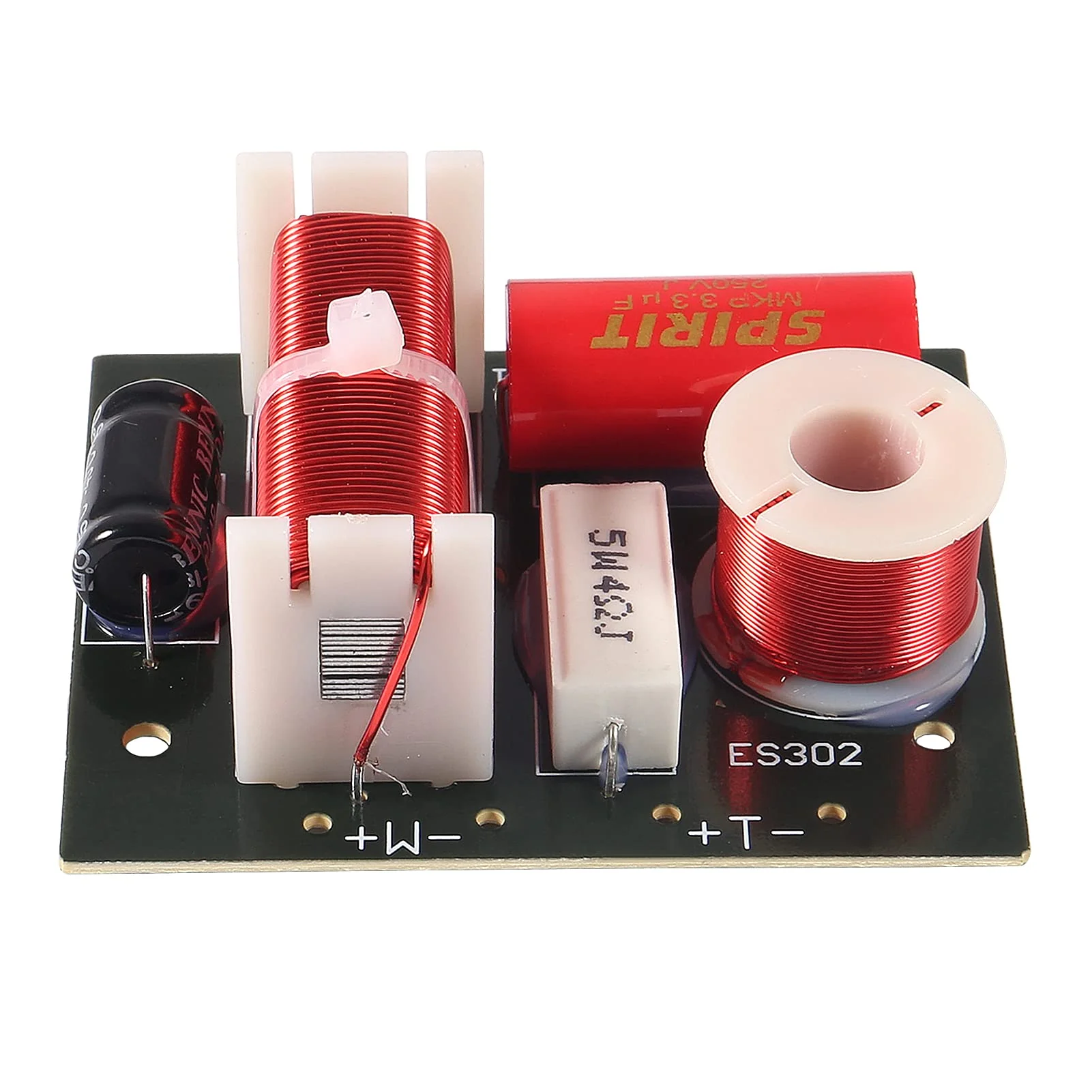 400W Speaker Frequency Divider 2 Way 2 Unit Hi-Fi Soundshelf Crossover Filters Woofer and Tweeter (2pcs) 2pcs - Image 3