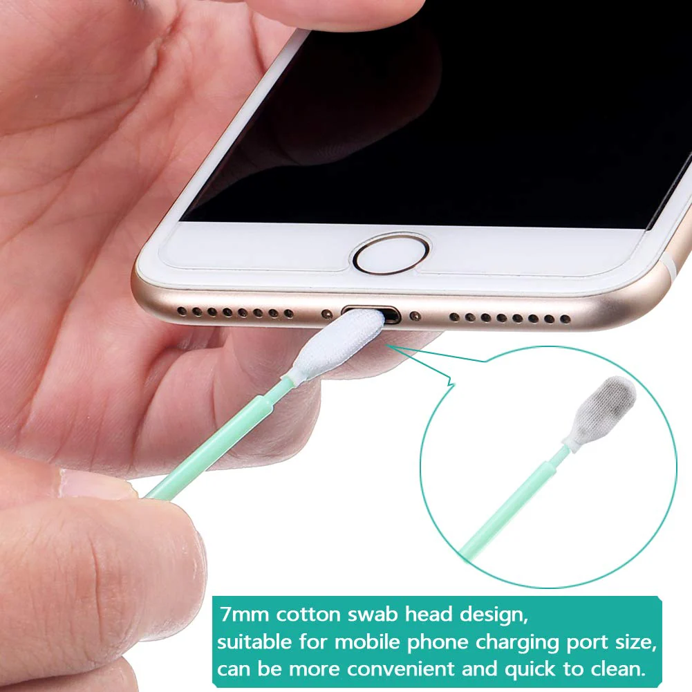 44 Pieces Cell Phone Cleaning Kit, USB Charging Port and Headphone Jack Cleaner Brush Tool Set Compatible with iPhone Xs Max X 8/7/6/5/4 iOS Samsung LG Huawei Motorola MacBook and Android Devices - Image 3