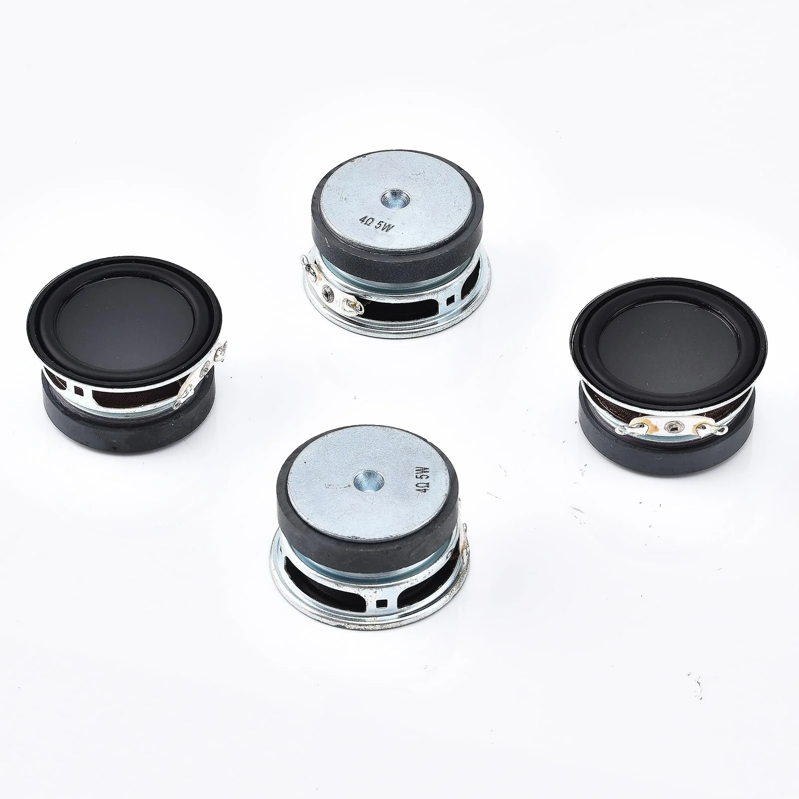 4Pcs Diameter 40mm 4Ohm 5W Full Range Audio Speaker Stereo Woofer Loudspeaker for Arduino (Pack of 4) CYT1123