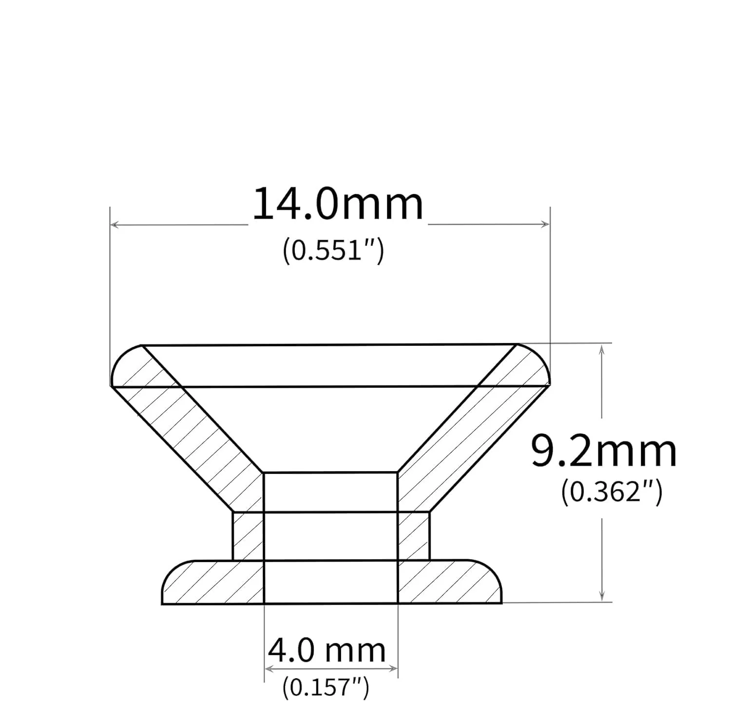 4PCS Metal Strap Buttons End Pins with Mounting Screws for Electric Acoustic Guitar, Bass, Ukulele (Black) Black - Image 6