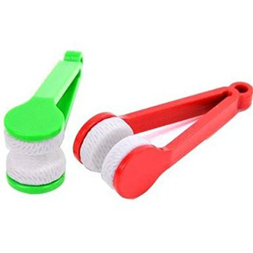 5 Pcs Mini Sun Glasses Eyeglass Microfiber Spectacles Cleaner Soft Brush Cleaning Tool Mini Microfiber Glasses Eyeglasses Cleaner Cleaning Clip (Random Color) - Image 3