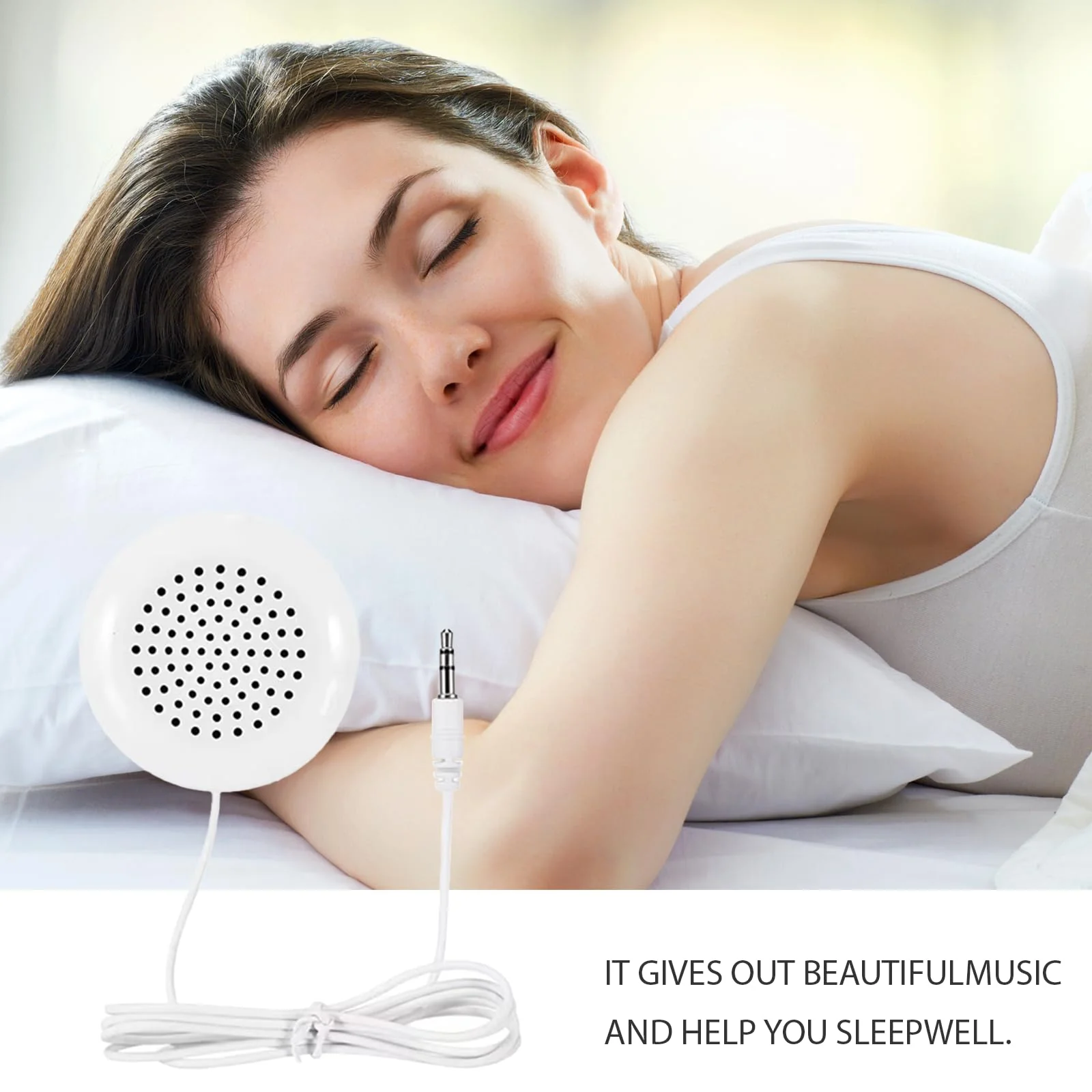 5pcs Pillow Speaker, Under Pillow Speaker for Sleep, 3.5mm Mini Stereo Speaker for MP3 Phone Portable CD - Image 2