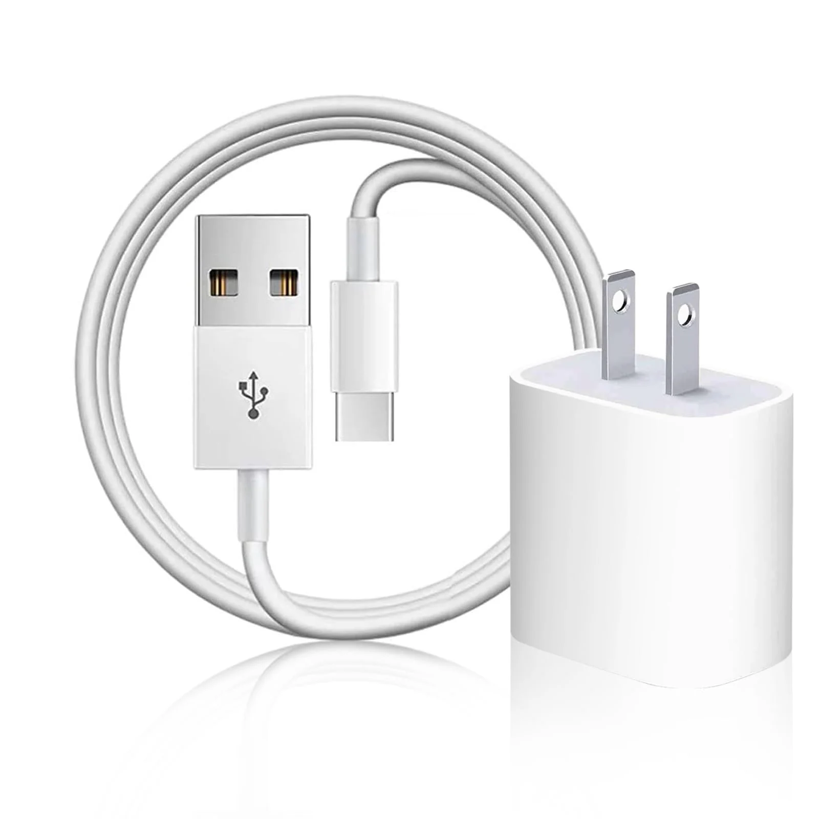 5V 2A Wall Charger Adapter for AirPods 4 4th Generation,AirPods Max 2024 Headphone,AirPods Pro 2/2nd 2023 Earbuds, iPad 10th Gen, iPhone 16 15 Pro Carplay USB a to USB C Charger Charging Cord Cable 5 feet new models