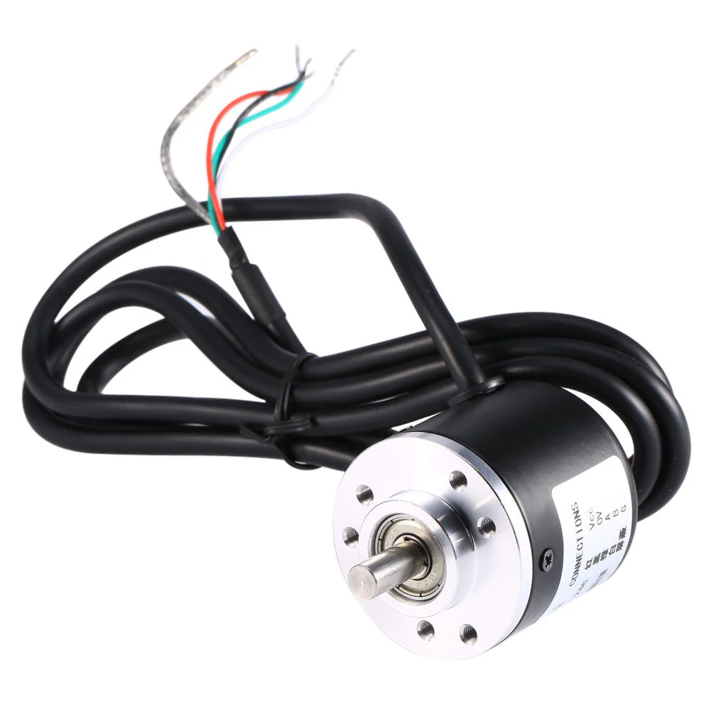 600P/R Incremental Rotary Encoder, Incremental Rotary Encoder, DC5-24V AB 2 Phase, for Measuring Speed Angle Acceleration of Objects - Image 6