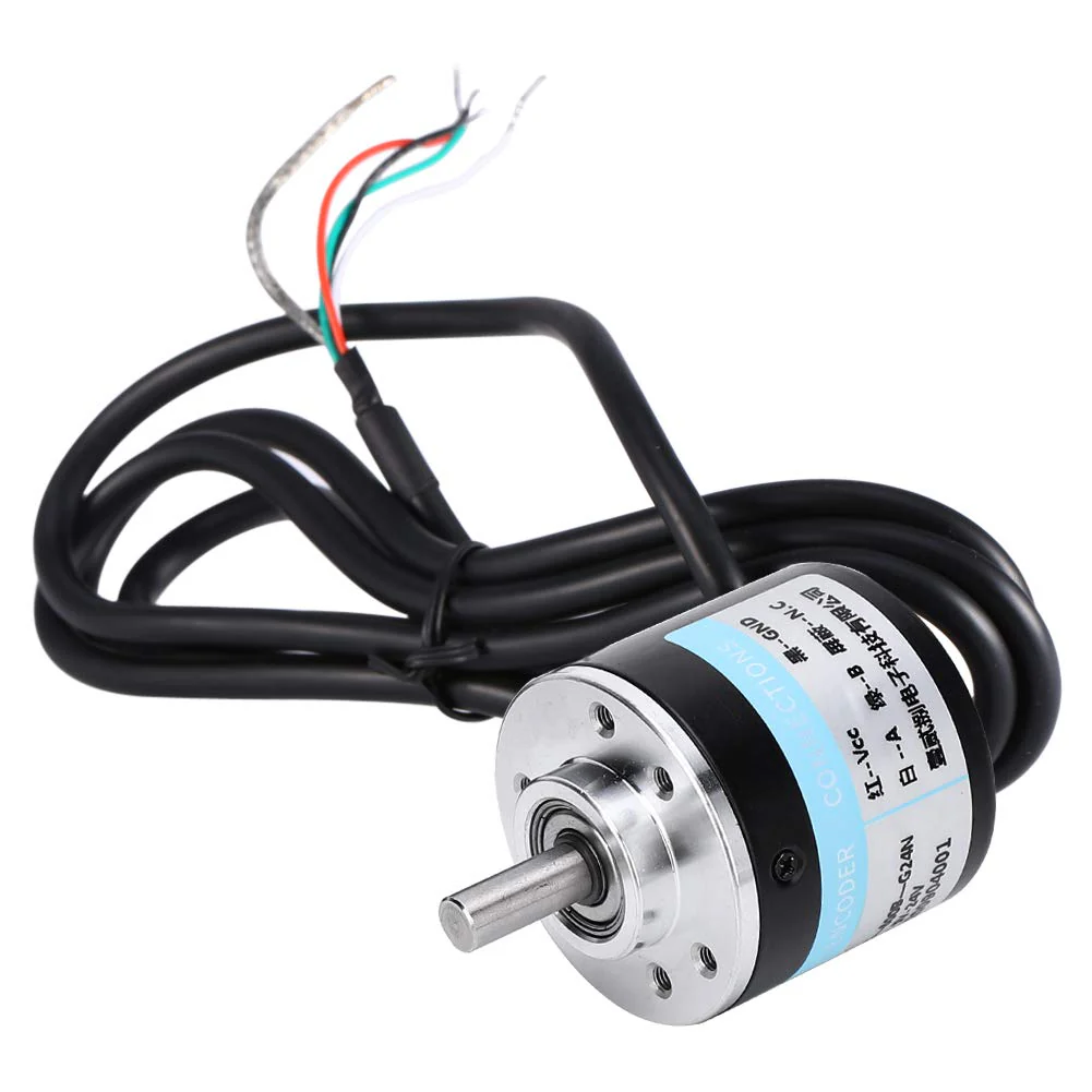 600P/R Rotary Encoder, 6 mm, Photoelectric Incremental Rotary Encoder, 5V-24V, AB 2 Phase Shaft Switch, Rotary Encoder