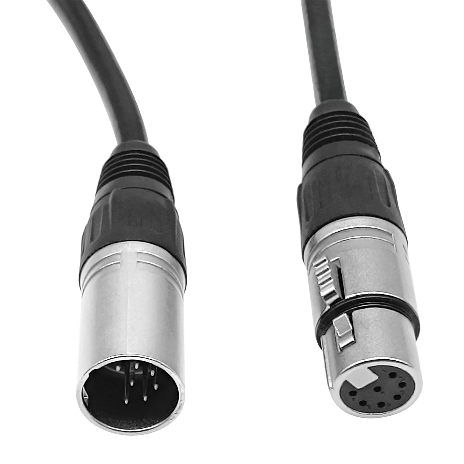 7 Pin XLR Cable, Microphone Cable 7 Pin XLR Male to Female Connector for Microphone and Audio Interface (16.4ft/5 Meter) 16.4ft/5 Meter