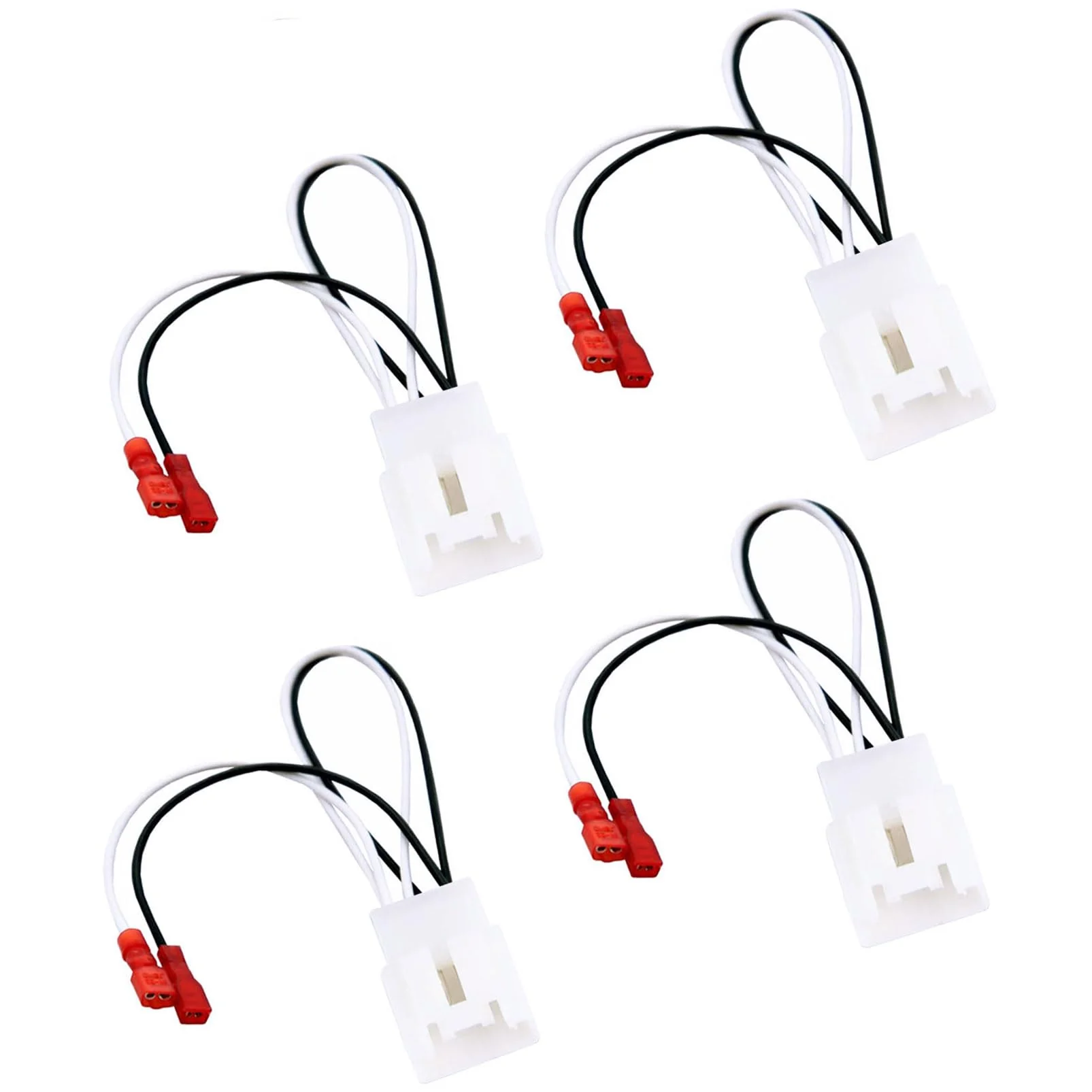 72-5602 Car Replacement Door Speaker Wiring Harness Plug Connector for 2011-2021 Ford F-150 Fusion Escape Focus Bronco Mustang Mondeo MK4 Mazda 2 3 6 CX5 Cable Plug Speakers Harness - 4 PCS