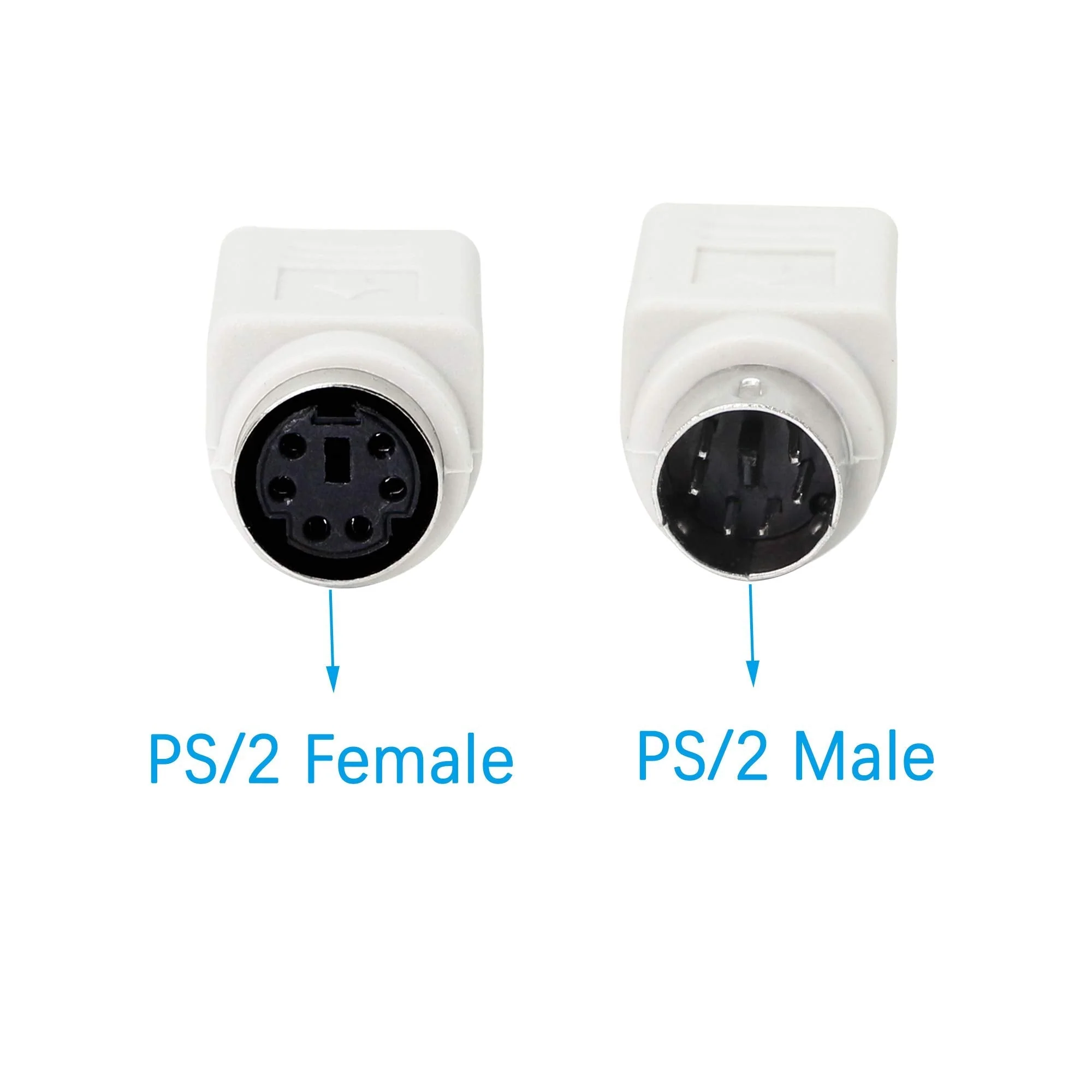 8.5 Feet PS/2 Mouse and Keyboard Extension Cable, 28AWG PS/2 6-Pin Male to Female Extension Cable YOUCHENG for PS/2 Round Mouse, Keyboard Extension - Image 5