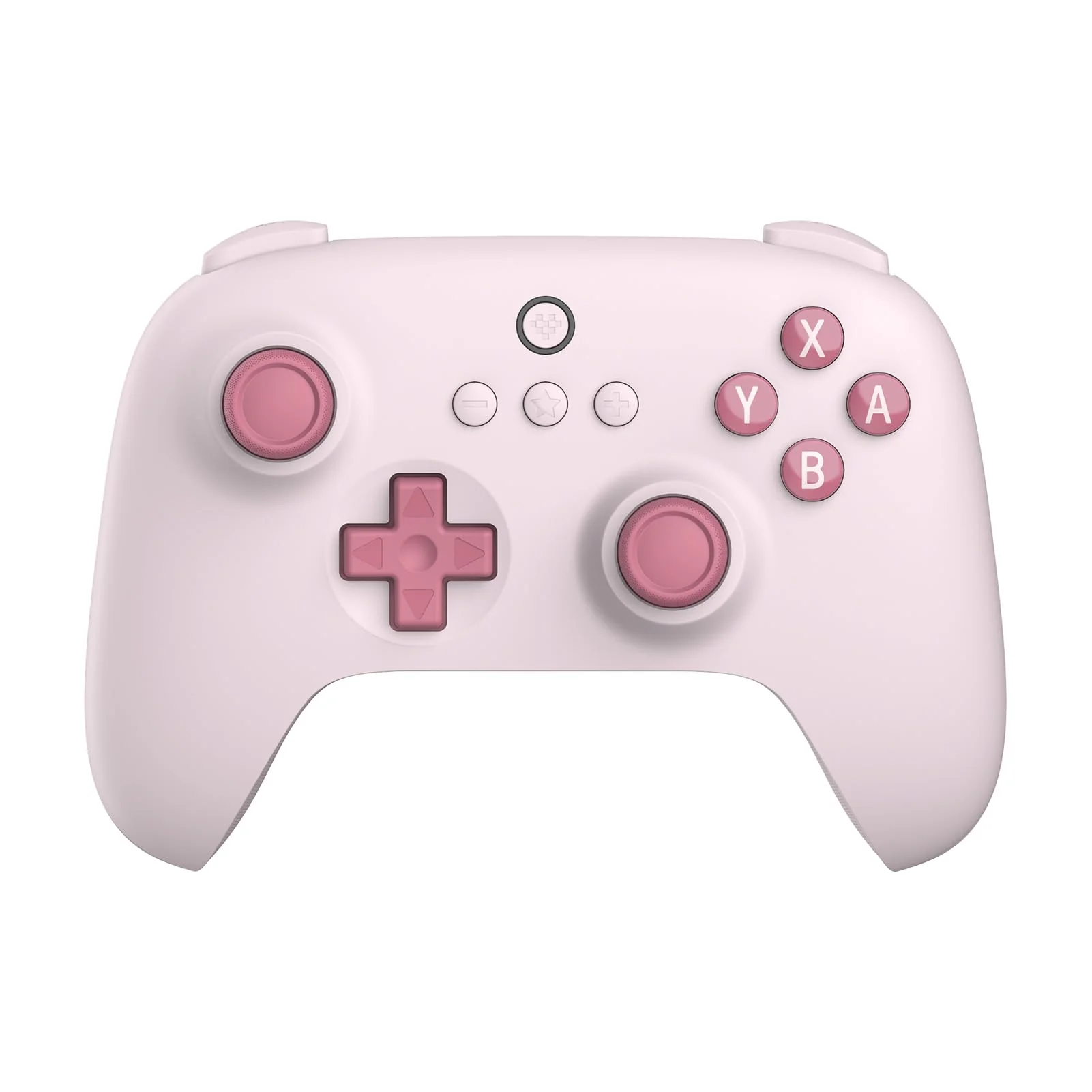 8Bitdo Ultimate C Bluetooth Controller for Switch, Ultimate Quality Bluetooth connectivity with 6-axis Motion Control and Rumble Vibration (Pink) Pink