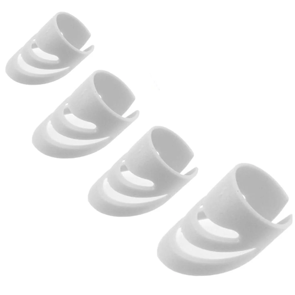 8Pcs Alaska Guitar Picks(XL+L+L+M), Adjustable Finger Picks, Alaska Picks Plectrums Stringed Instrument Accessories Guitar Picks (White) White - Image 3