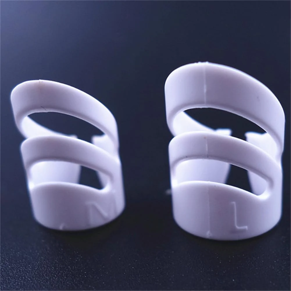 8Pcs Alaska Guitar Picks(XL+L+L+M), Adjustable Finger Picks, Alaska Picks Plectrums Stringed Instrument Accessories Guitar Picks (White) White - Image 6