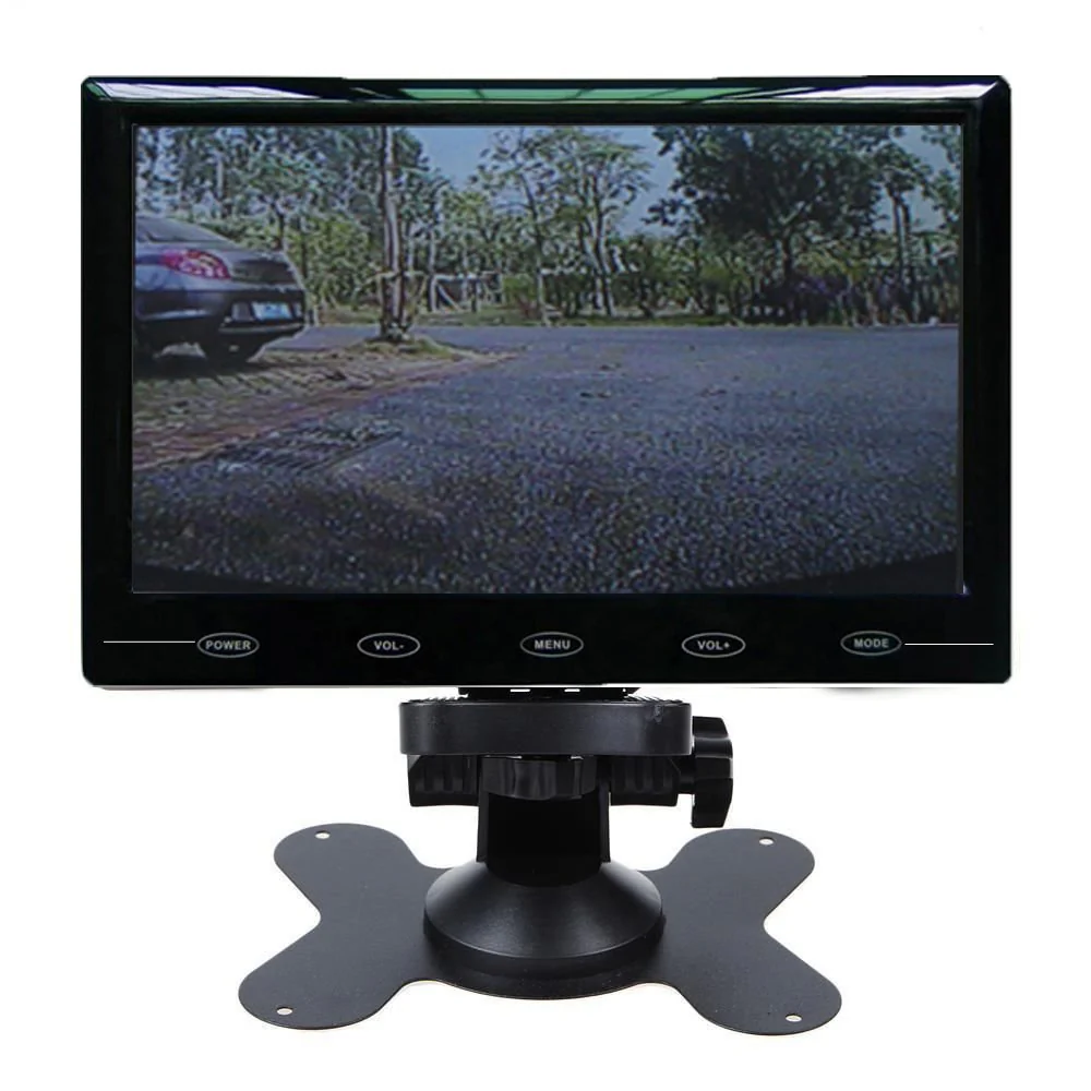 9'' Ultra Thin HD 800480 TFT Color LCD Screen 2 Video Input Car Rear View Headrest Monitor DVD VCR Monitor with Remote Control and Touch Button - Image 9