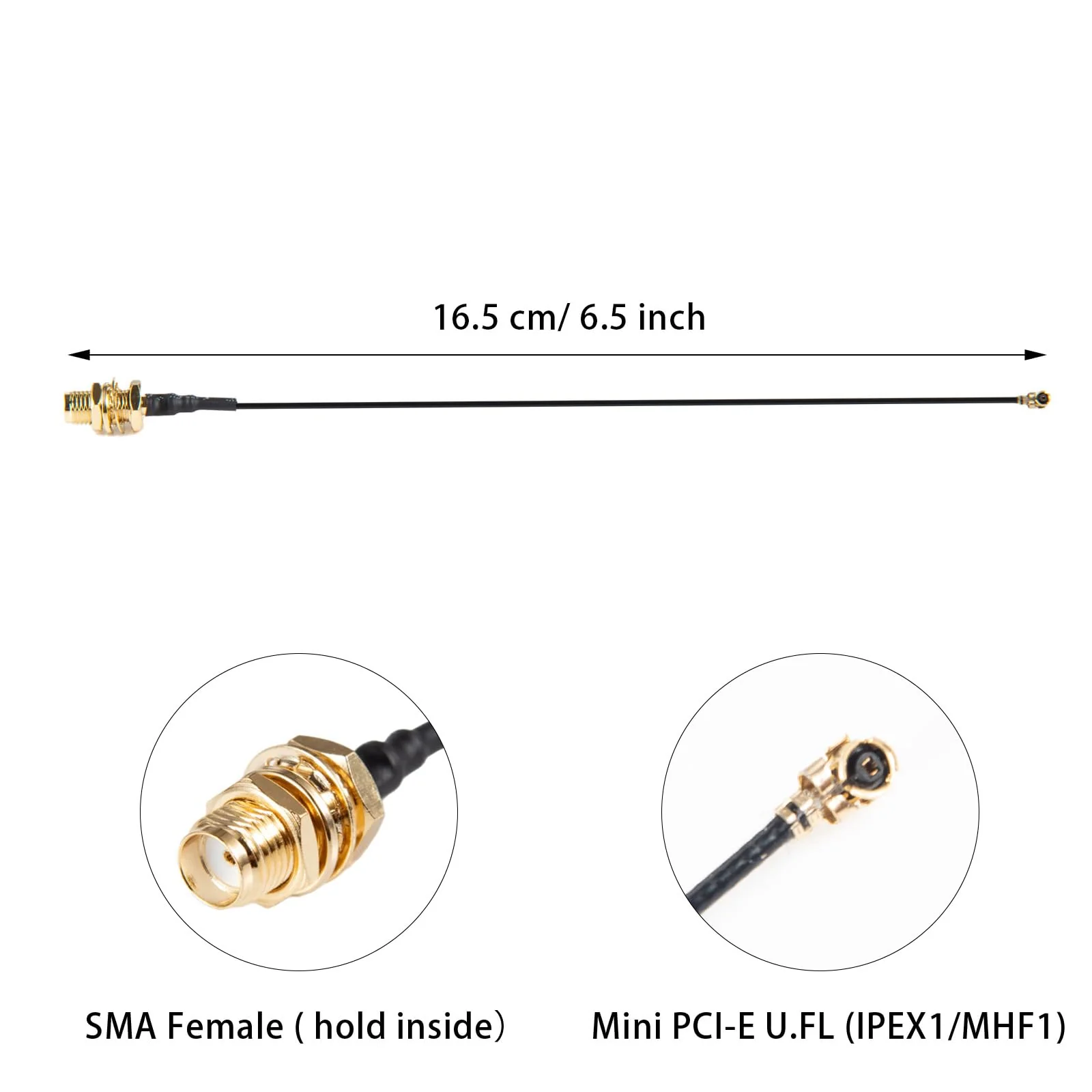 915MHz LoRa Antenna with SMA Male Connector for Meshtastic LORA32 915MHz ESP32 LoRa OLED Board + 15cm IPEX Extension Cable(2 Sets), Eifagur - Image 3