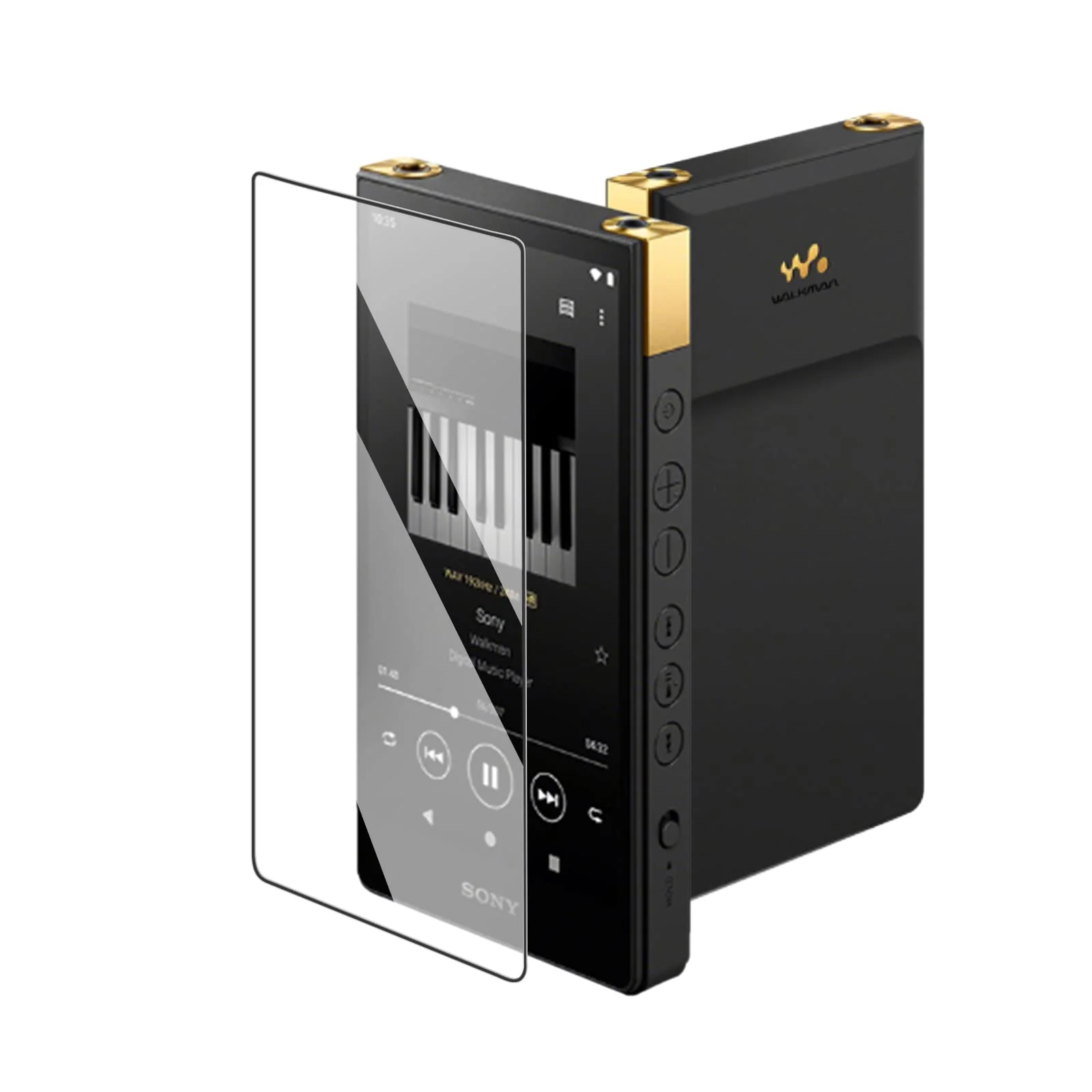 9H Scratch-Proof Premium Front LCD Screen Protector Guard Tempered Glass Protective Film for Sony Walkman NW-ZX700 NW-ZX706 NW-ZX707 (1pc) 1pc
