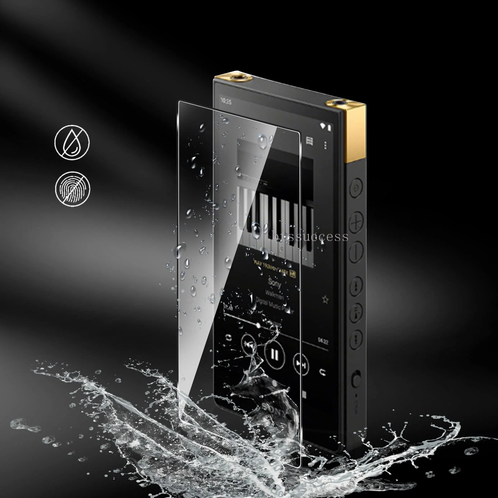 9H Scratch-Proof Premium Front LCD Screen Protector Guard Tempered Glass Protective Film for Sony Walkman NW-ZX700 NW-ZX706 NW-ZX707 (1pc) 1pc - Image 4