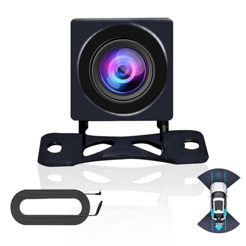 A Rear-View Camera is Designed for Portable CarPlay Products Under The Luzeterna Brand. 1080P HD Night Vision Backup Camera Supports Rear Recording Function.