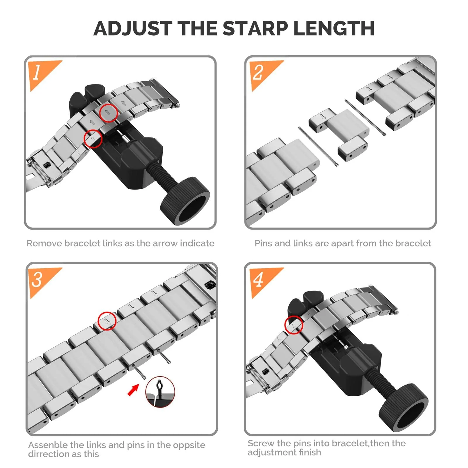 Abanen Titanium Watch Band for Fenix 7/ Fenix 6 / Fenix 5 /epix Pro 47mm, Quick Fit 22mm Titanium Metal Wristband with Stainless Steel Buckle for Garmin Quatix 7,Approach S62 (Black) - Image 7