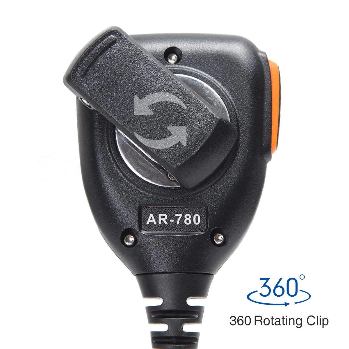 ABBREE AR-780 Two Way Radio Rainproof Handheld Speaker Mic Microphone(Upgrade of BF-S112), Remote Shoulder Mic for GMRS Radio Baofeng UV-5R BF-F8HP BF-888S UV-K5 UV-5RX3 GM-15PRO Ham Radio - Image 6