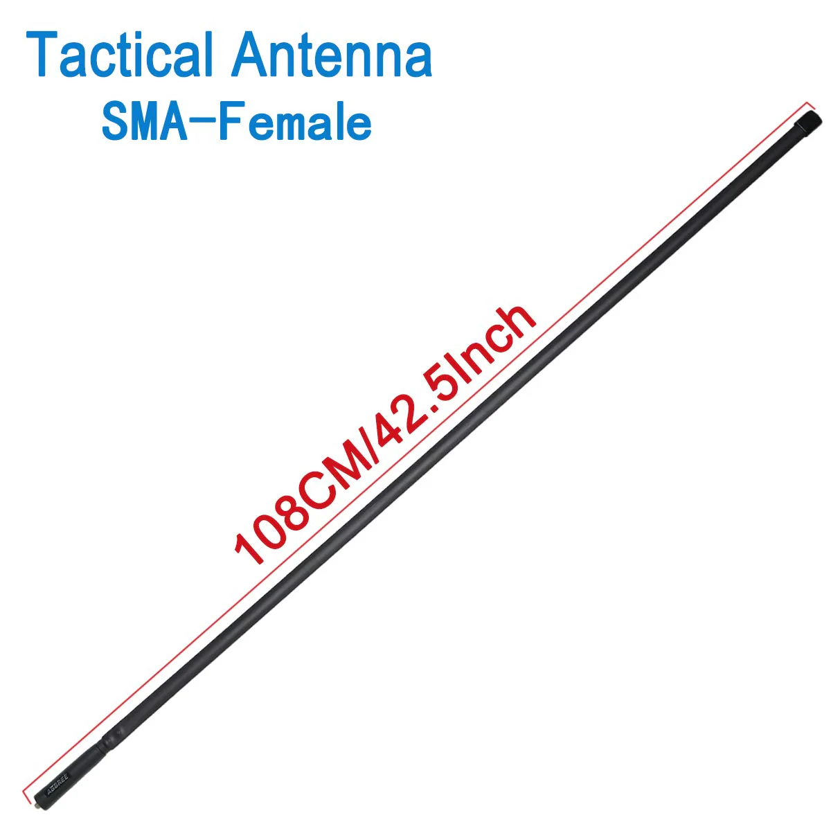 ABBREE Ham Radio Antenna 42.5-inch Long Range SMA-Female Dual Band 144/430Mhz Foldable CS Tactical Antenna for Baofeng UV-5R BF-F8HP 5RM UV-21R K5PLUS AR-152 GM-15 Pro GM-5RH UV-5G Plus Two Way Radio - Image 4