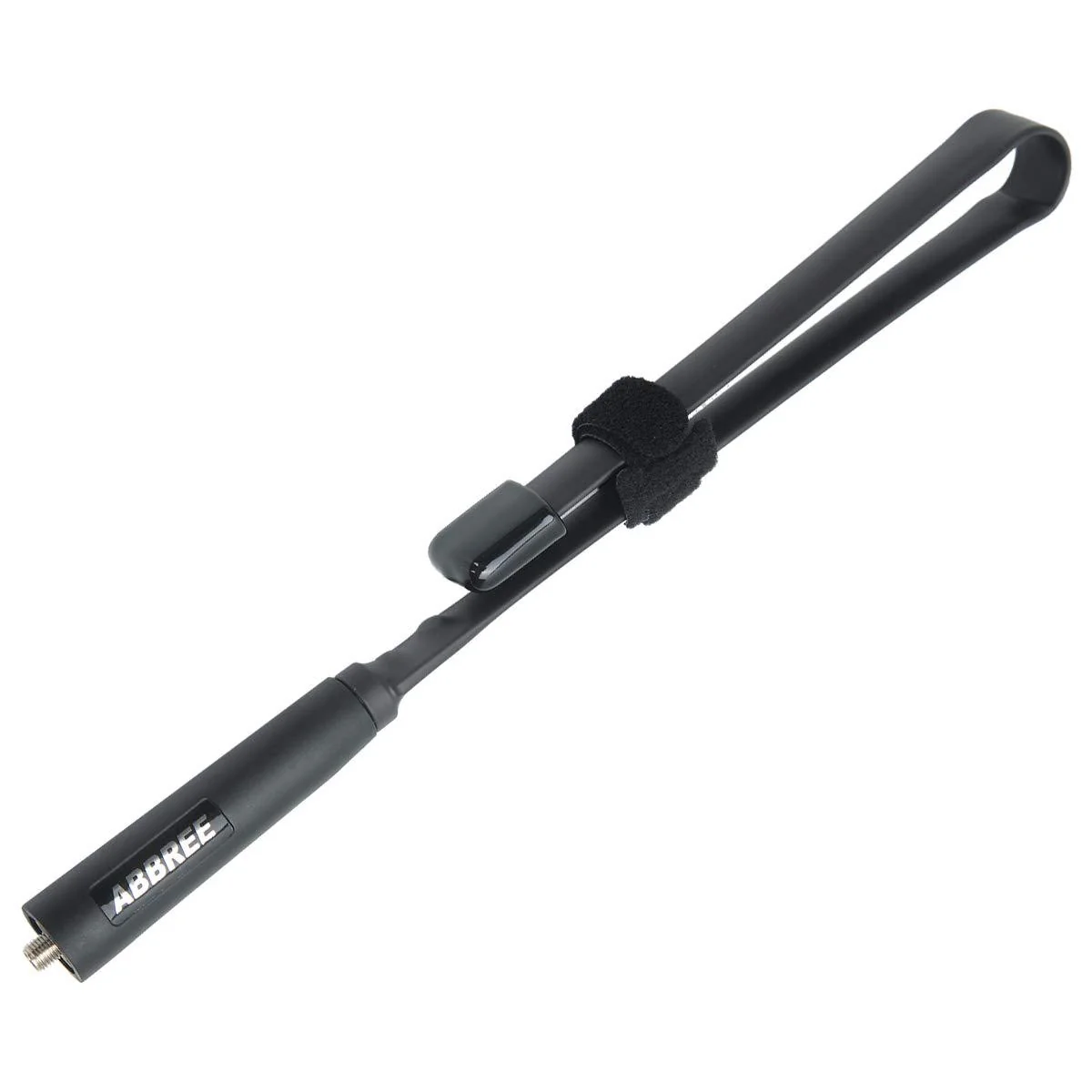 ABBREE SMA-Female Dual Band VHF/UHF 18.8-inch 144/430MHz High Gain Soft Whip Foldable CS Tactical Antenna for Baofeng UV-5R UV-82 BF-F8HP Ham Two Way Radio 18.8in - Image 2
