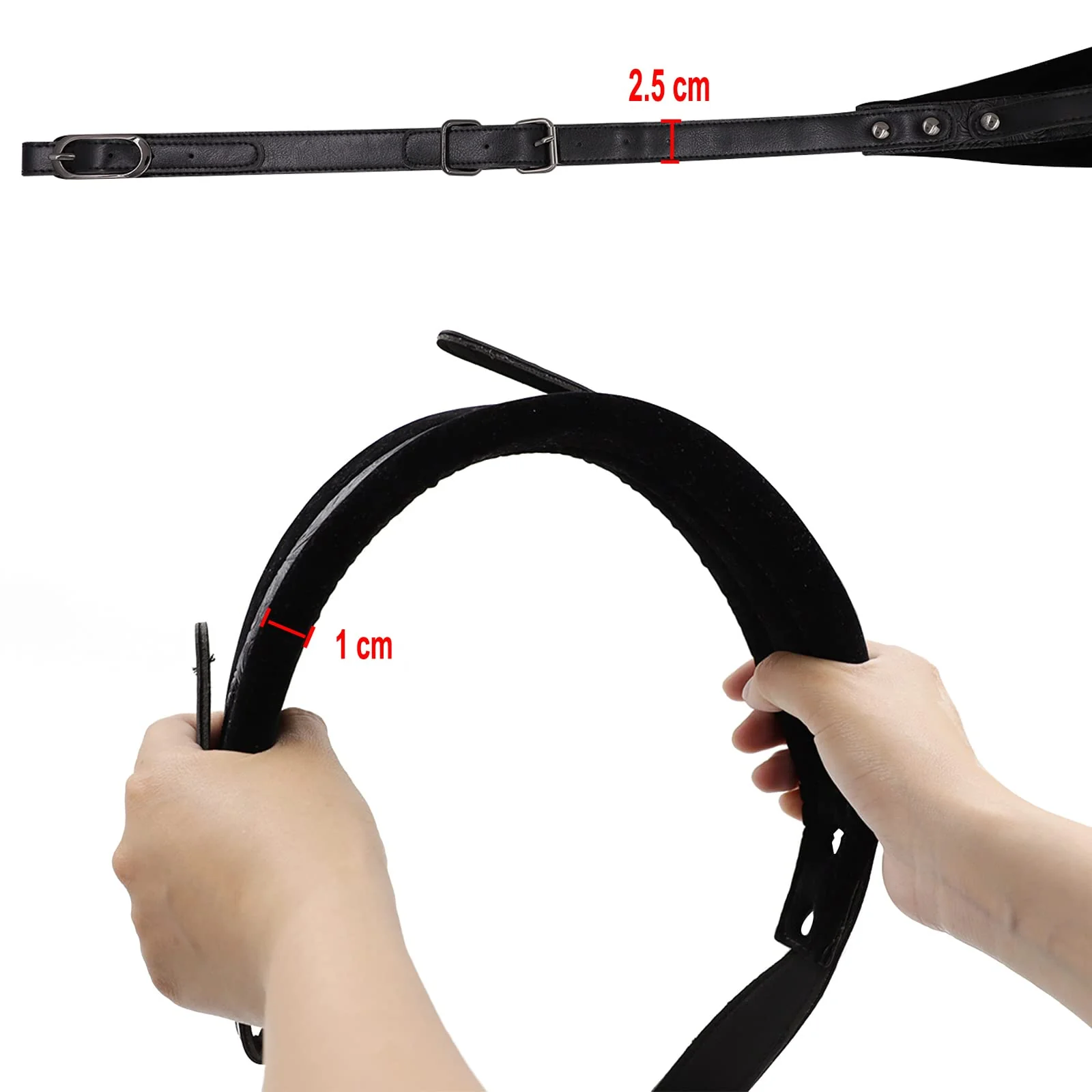 Accordion Harness Straps, Adjustable Shoulder Belts Straps for Accordions, Thickened Synthetic Leather - Image 2