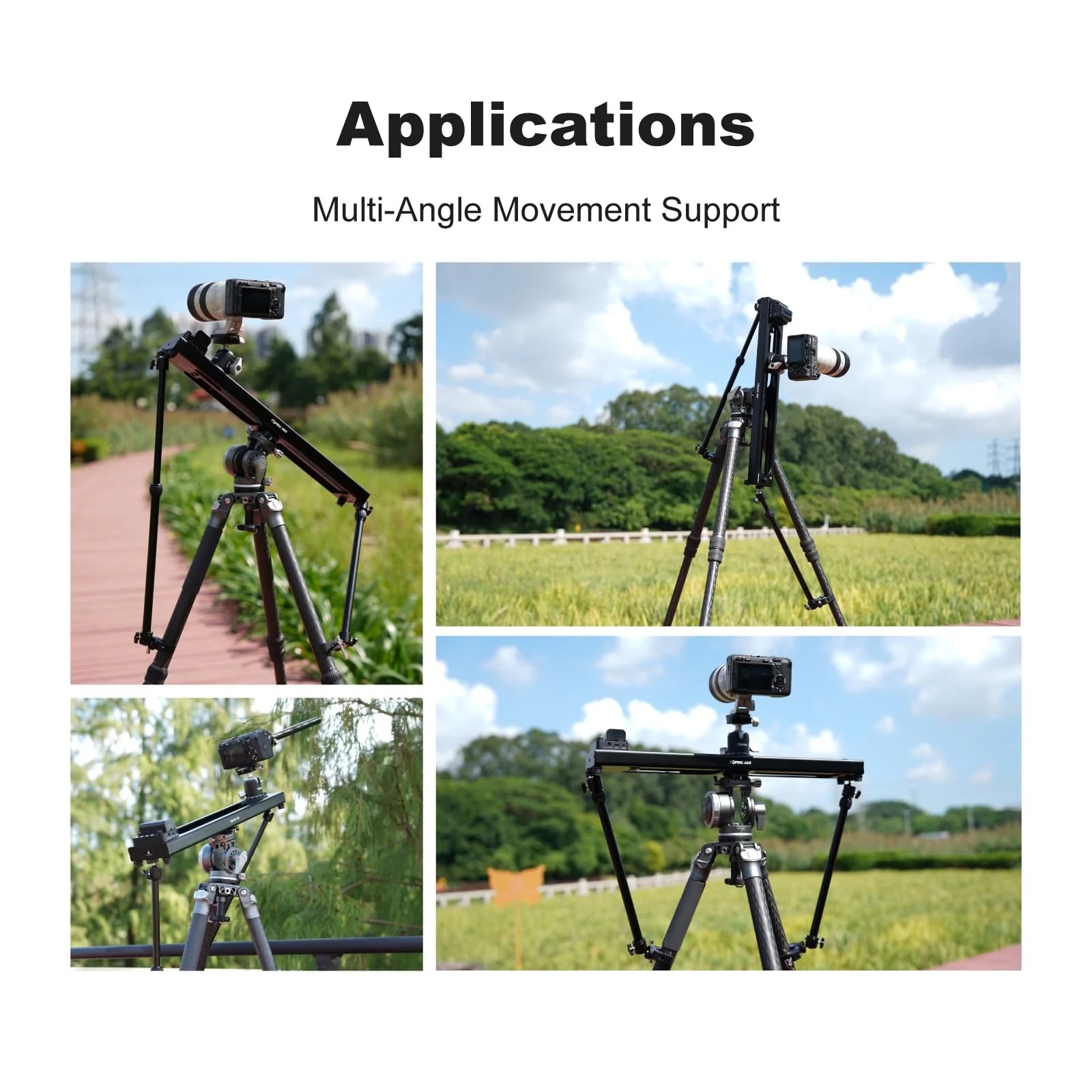 Accsoon Toprig Camera Slider Support Arm Stabilizer, Ajustable Tripod Support Arms for Increasing Stability in Aluminum Alloy, for Toprig S60 Slider - 2 Packs - Image 6