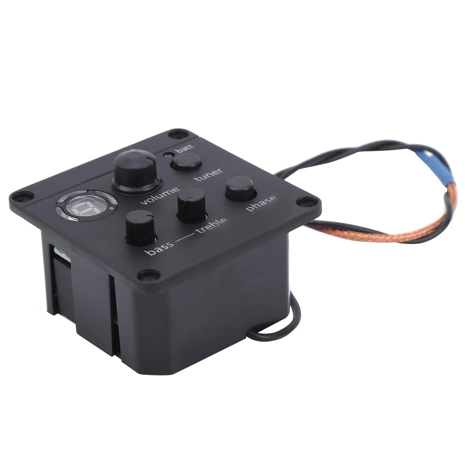 Acoustic Guitar Pickup Preamp System, Pickup Onboard Preamps Equalizer Pre-Wired Guitar Pickup Turner Onboard Preamps EQ Equalizer for Glued to Sound Hole - Image 6
