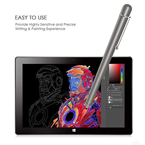 Active Pen for HP Specter X360 Envy X360 Pavilion x360 Spectre x2 Envy x2 Laptop-Specified Surface Pen Microsoft Pen Protocol Inking Model (Grey) Grey - Image 5