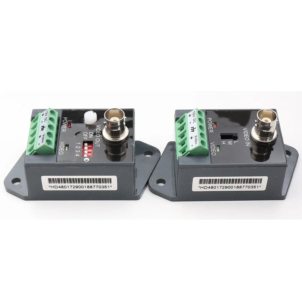 Active Video balun UTP Video Transceiver with HD-CVI-TVI-AHD-CVBS Effective Distance 1800M 1 Pack - Image 3