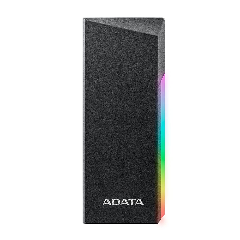 ADATA EC700G Aluminum USB 3 Gen 2 Type-C M.2 2280/2242/2230 PCIe/NVMe/SATA SSD External Portable Enclosure Case Adapter Tool-Less Design (AEC700GU32G2-CGY)