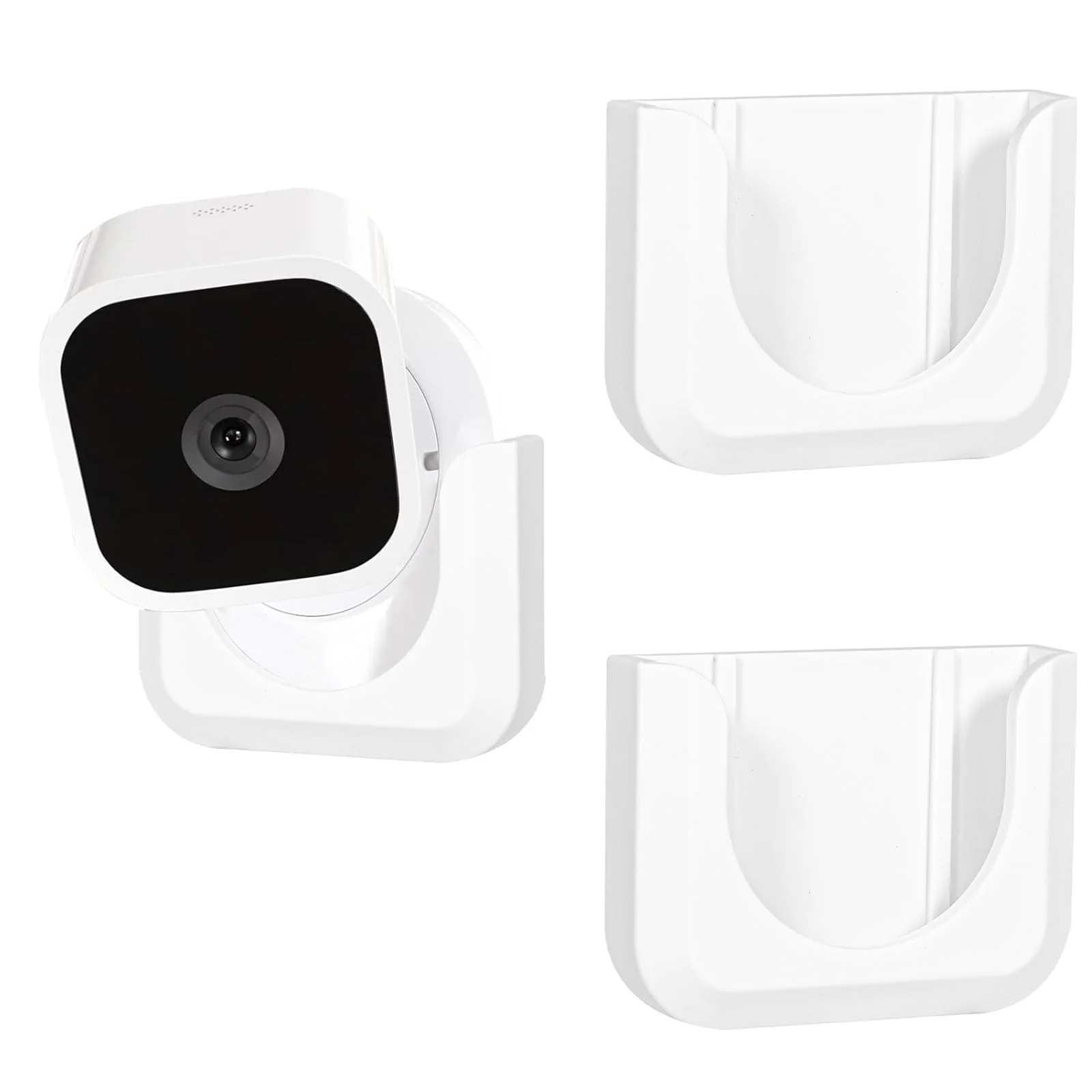 Adhesive Wall Mount Bracket for Blink Mini Indoor Camera, No Drill, No Screws, Decorate Damage-Free, Easy to Install (2 Pack)