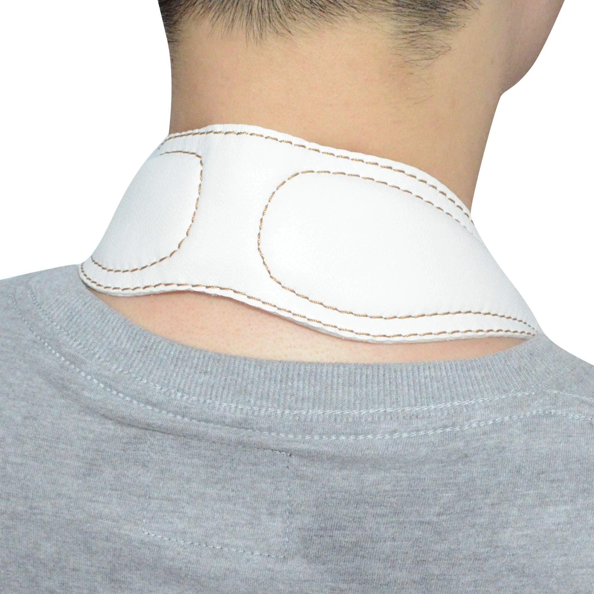 adorence Leather Saxophone Neck Strap - (Ergonomic, Breathable, Metal Swivel Snap Hook) Sax Neck Strap for Alto Tenor -White White - Image 3