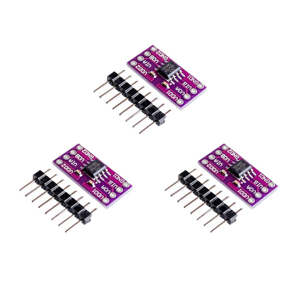 ADUM1201 Dual Channel Digital Magnetic Insulator, ADUM1201 Serial Digital Isolator Module Magnetic Isolation SPI CAN Bus Transceiver Signal Isolation (Long) Pack of 3