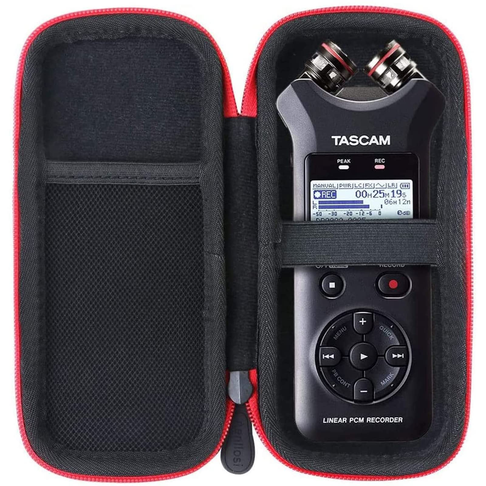 Aenllosi for Tascam DR-07XP/DR-07X Stereo Handheld Digital Audio Recorder Hard Carrying Case (Case Only) DR-07X