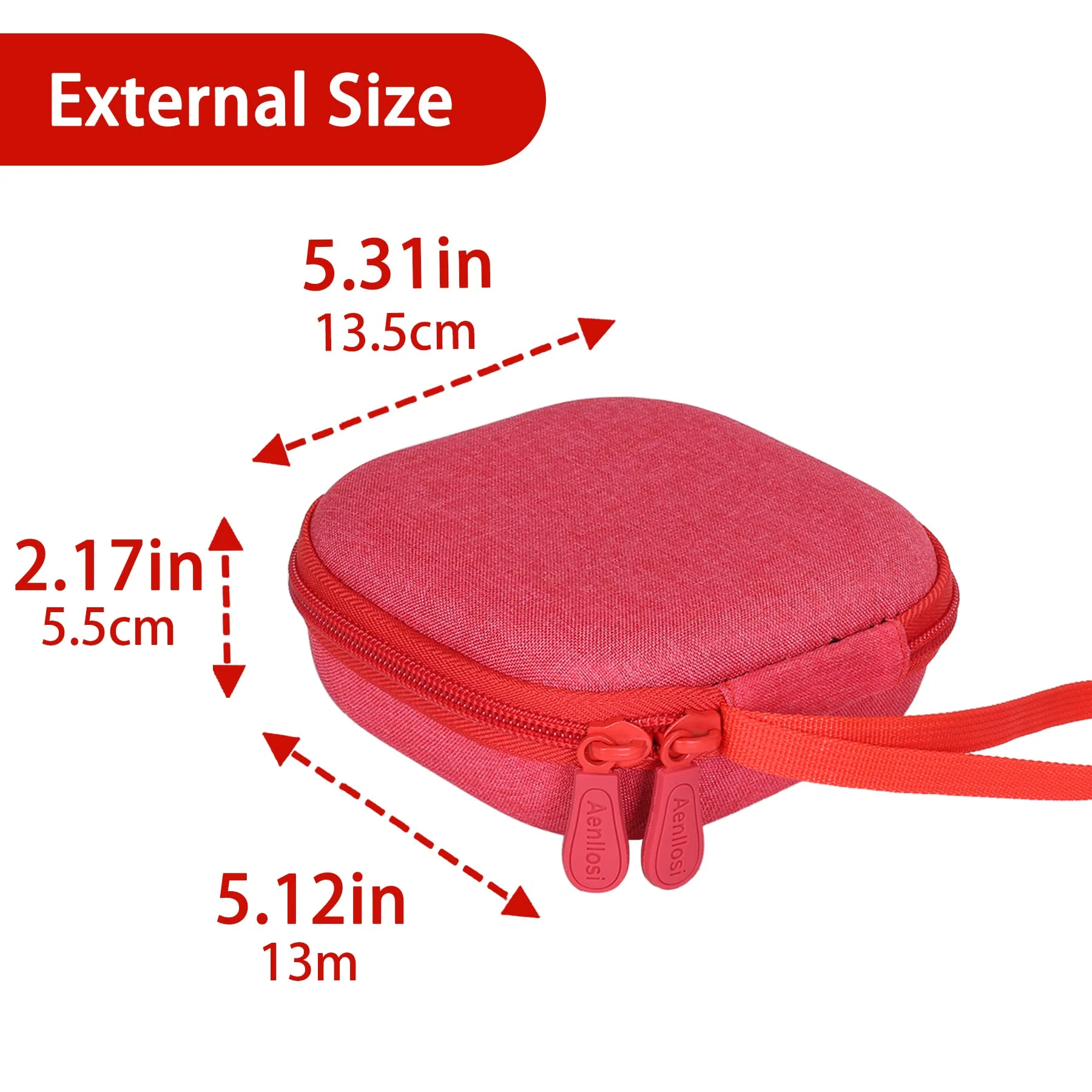 Aenllosi Hard Carrying Case Replacement for Moonlite Mini Projector Gift Pack fits upto 20 Storybook Reels,Storybook Projector Organizer Red - Image 5