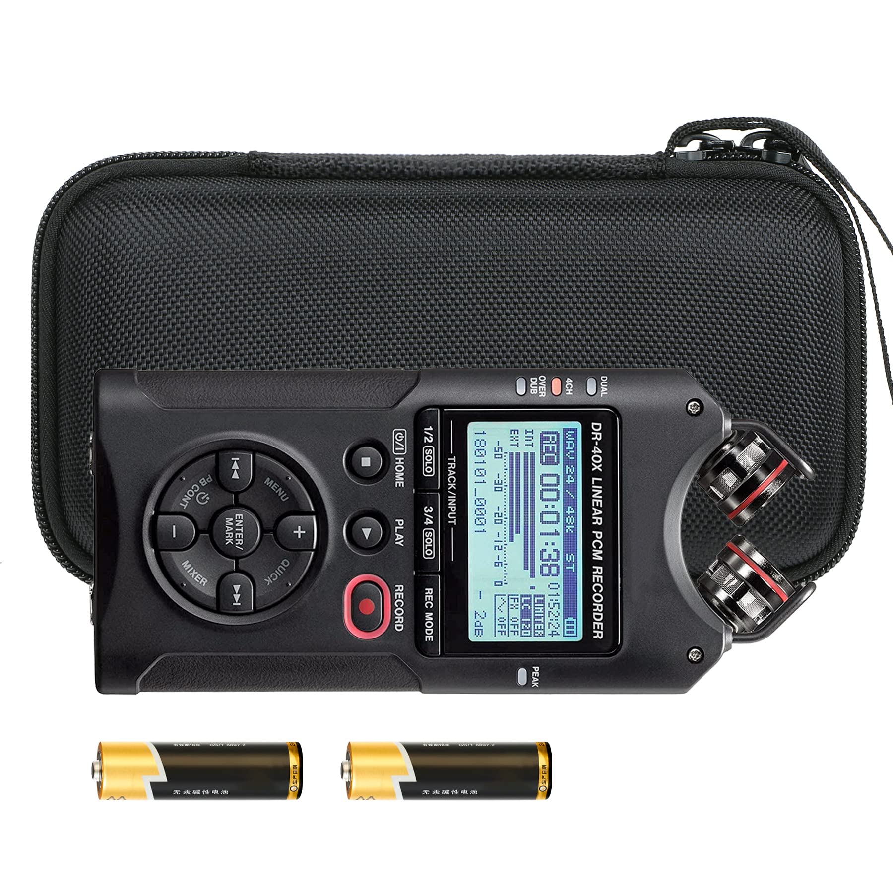 Aenllosi Hard Case Replacement for Tascam DR-40X Four-Track Digital Audio Recorder (DR-40X) - Image 4