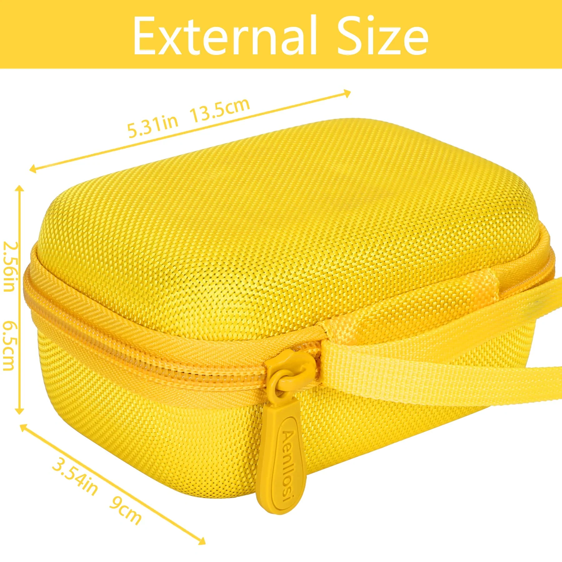 Aenllosi Hard Storage Case Compatible with Kodak PIXPRO WPZ2 Rugged Waterproof Digital Camera Yellow - Image 5