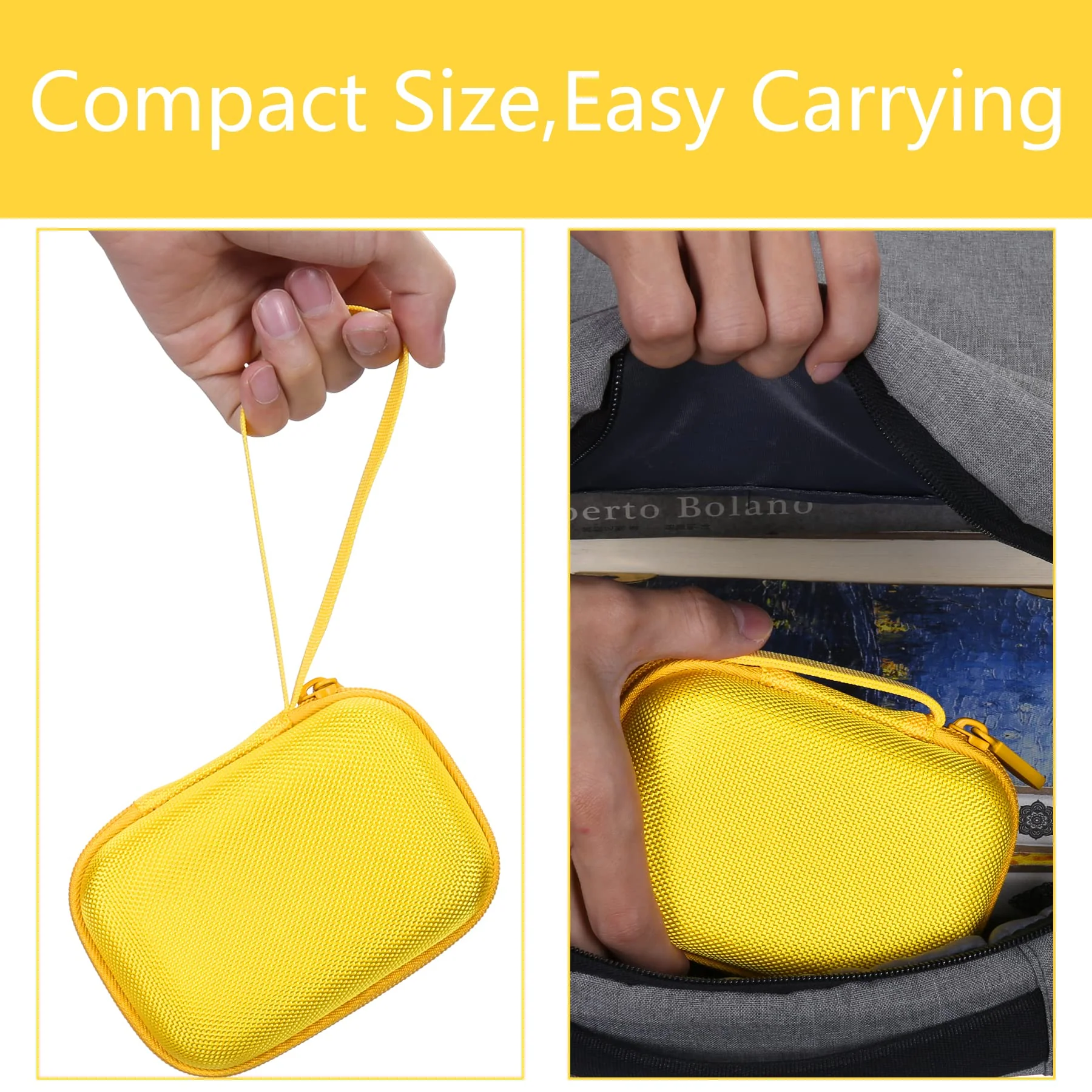 Aenllosi Hard Storage Case Compatible with Kodak PIXPRO WPZ2 Rugged Waterproof Digital Camera Yellow - Image 6