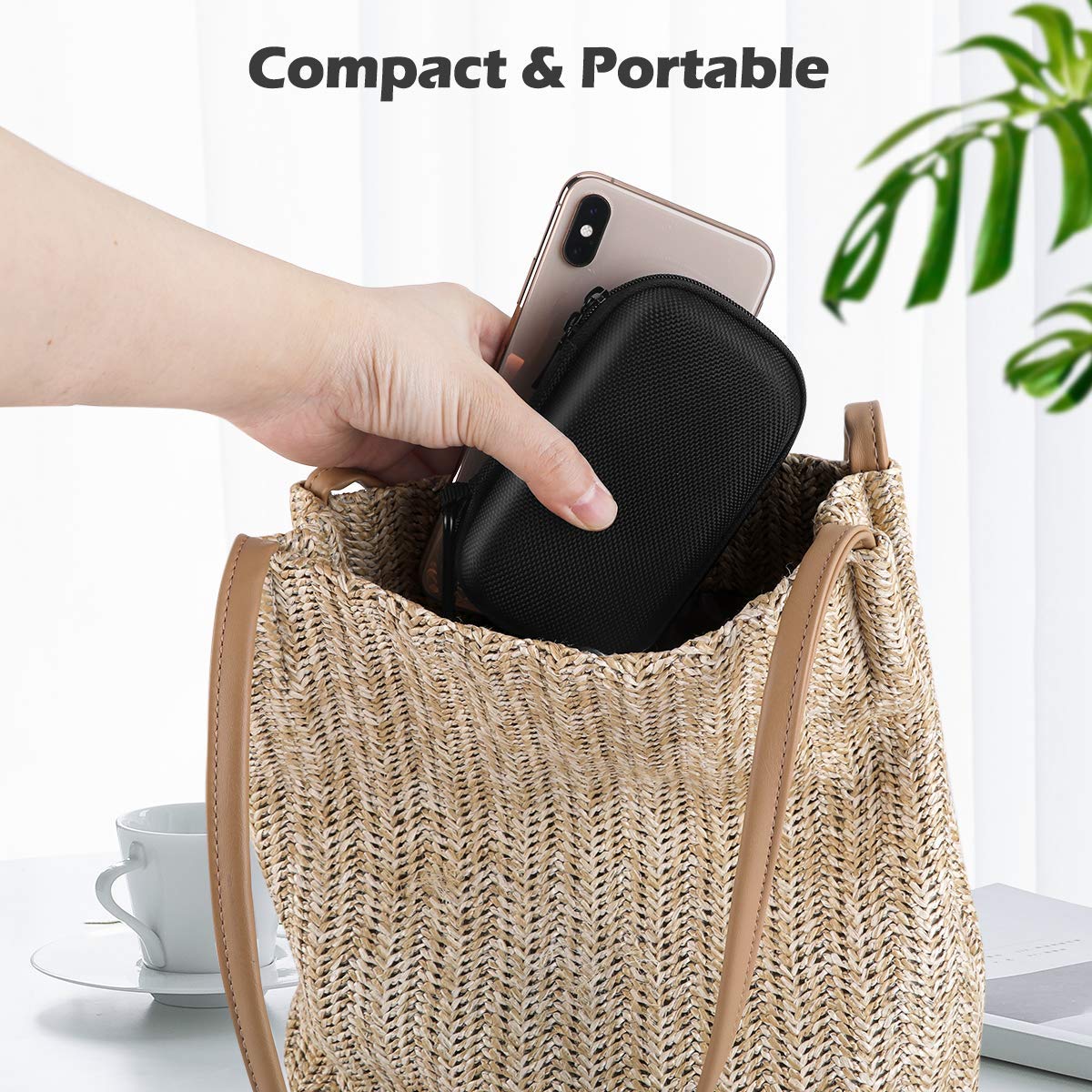 AGPTEK MP3 MP4 Player Case for 2.4 inch MP3 Player, for Gracioso/for ChenFec/for Safuciiv/for RUIZU/for Aiworth and Other MP3 Players Under 2.4 inch, Portable Case with Metal Carabiner Clip 2,4 pouces Black - Image 9