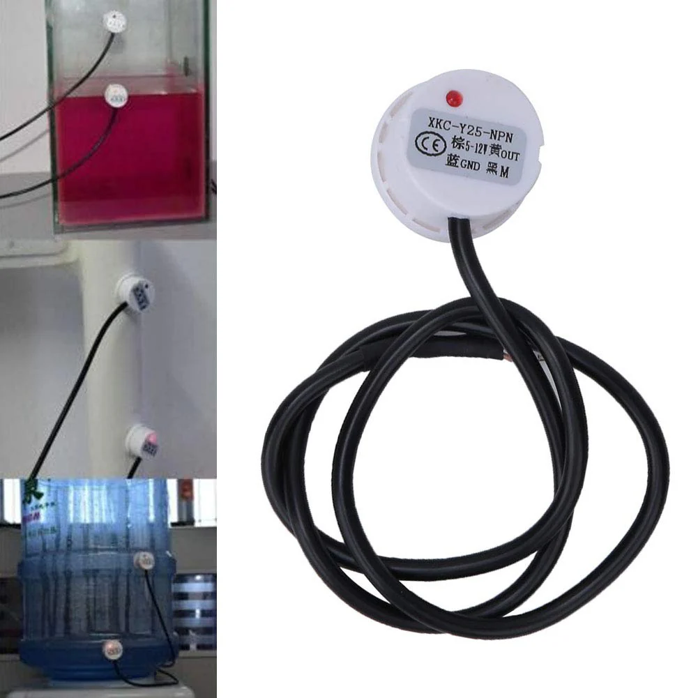 Ailao Liquid Level Sensors, Level Sensor Non-Contact NPN Output Interface IP67 Waterproof XKC Y25-NPN 5-12V