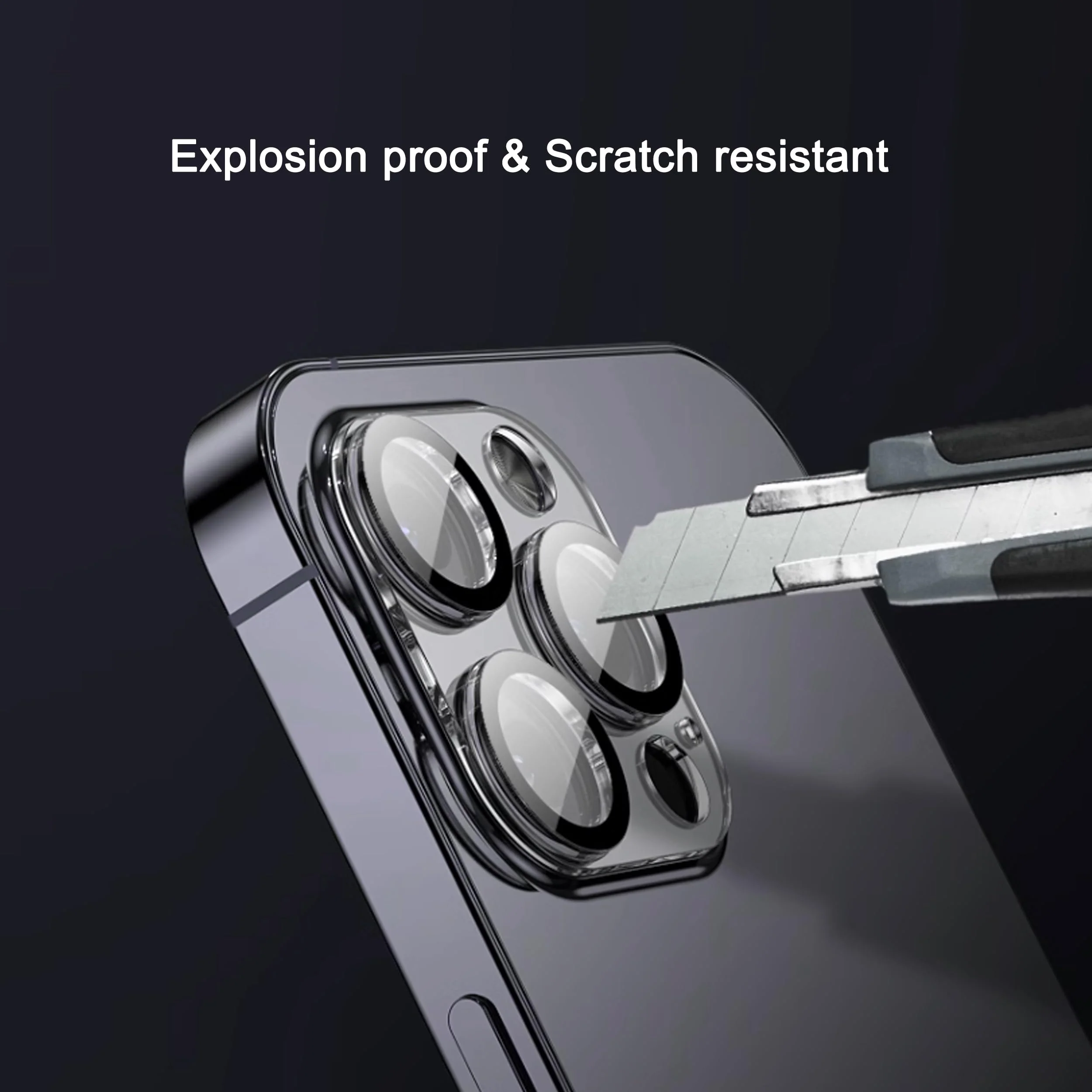 Ailun 3 Pack Camera Lens Protector for iPhone 15 Pro 6.1" ＆ iPhone 15 Pro Max 6.7",Tempered Glass,9H Hardness,Ultra HD,Anti-Scratch,Easy to Install,Case Friendly [Does not Affect Night Shots] iPhone 15 Pro 6.1"/15 Pro Max 6.7" - Image 6