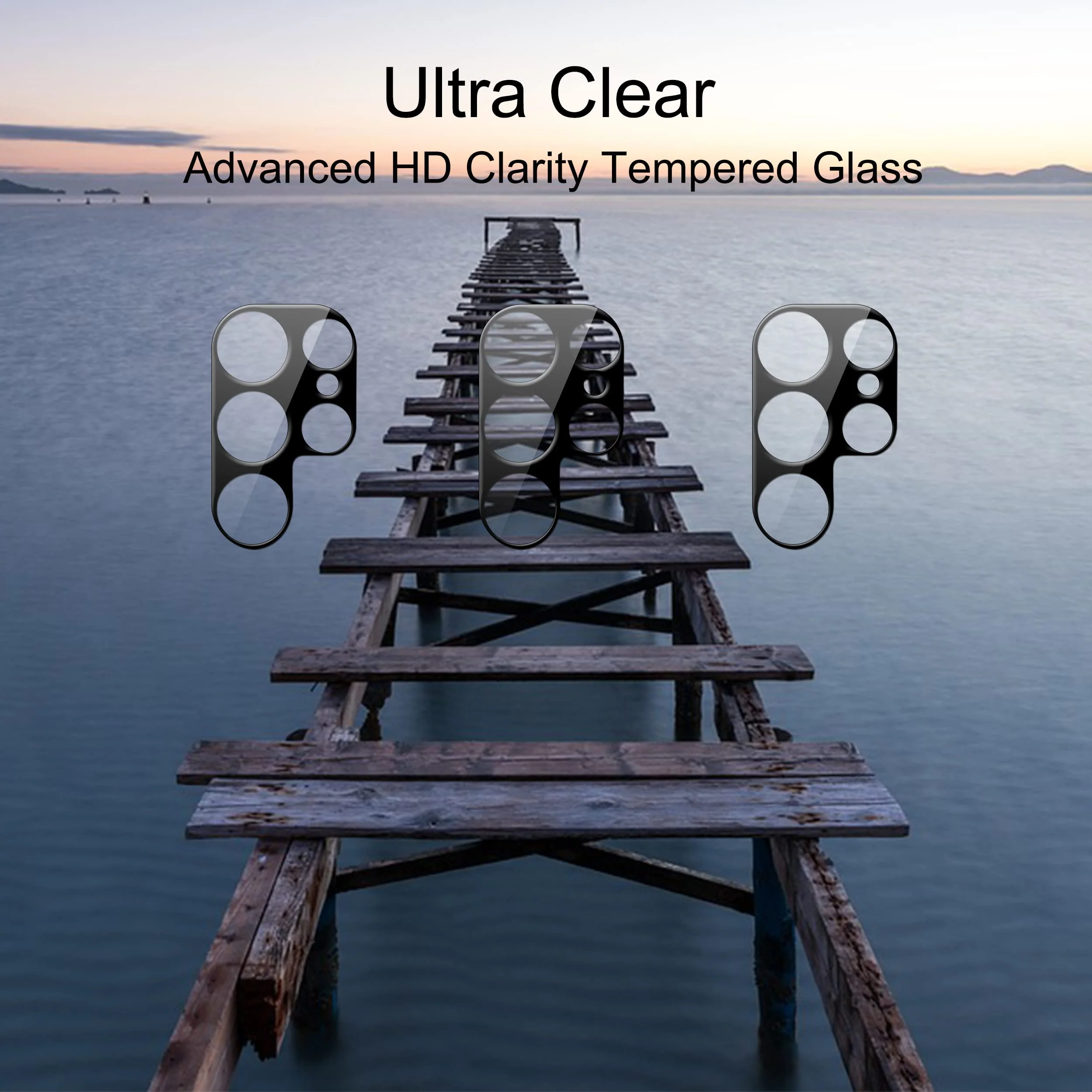 Ailun Camera Lens Protector for Galaxy S22 Ultra 3Pack Tempered Glass, Anti-Scratch, Case Friendly - Image 4