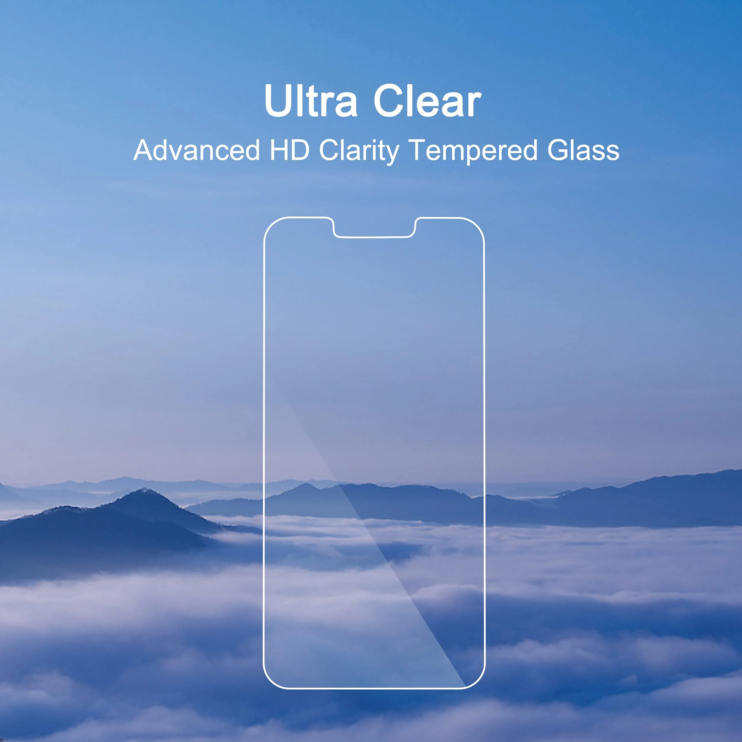 Ailun Glass Screen Protector for iPhone 14 / iPhone 13 / iPhone 13 Pro [6.1 Inch] Display 3 Pack Tempered Glass, Case Friendly iPhone 14/13/13 Pro-6.1 Inch - Image 4