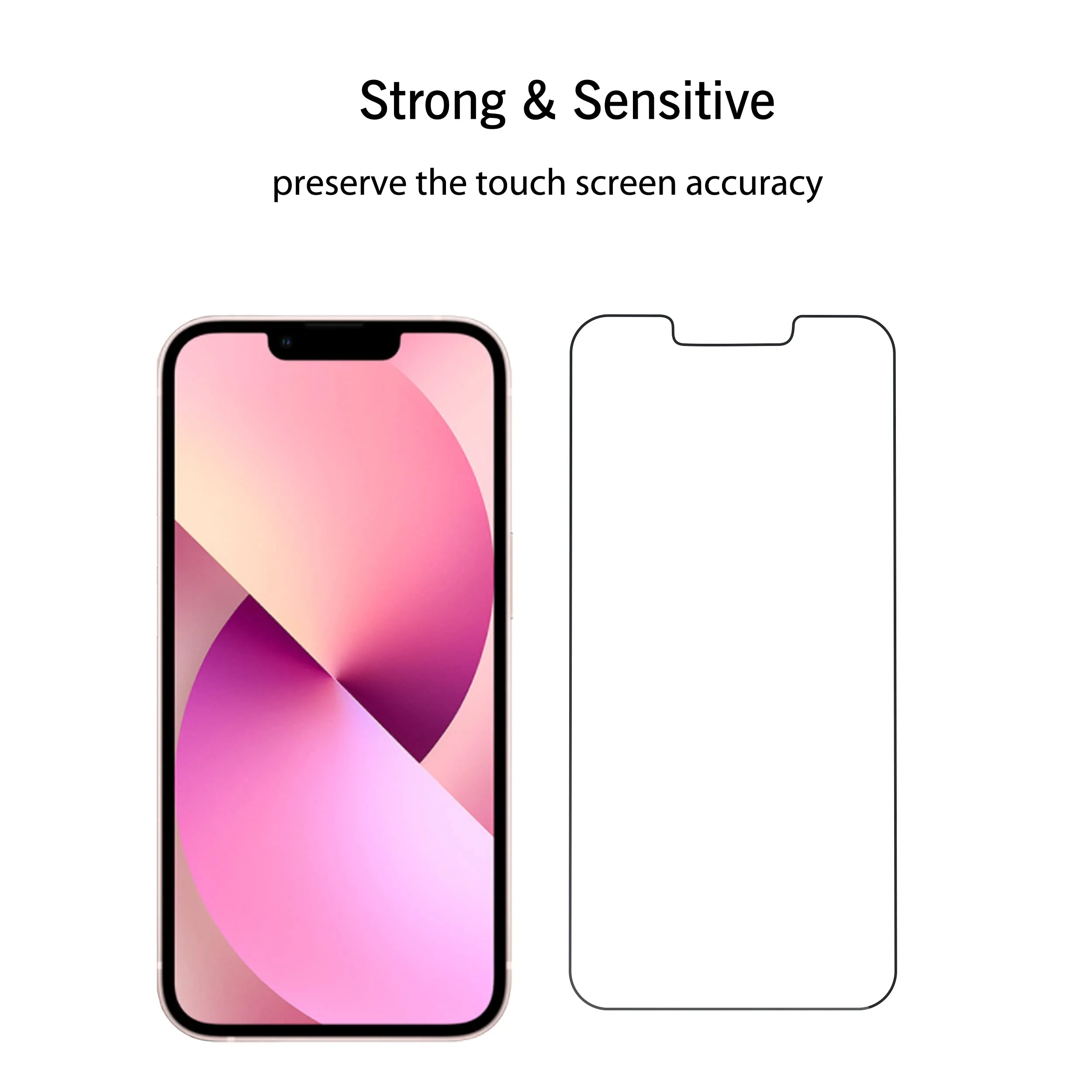 Ailun Glass Screen Protector for iPhone 14 / iPhone 13 / iPhone 13 Pro [6.1 Inch] Display 3 Pack Tempered Glass, Case Friendly iPhone 14/13/13 Pro-6.1 Inch - Image 5