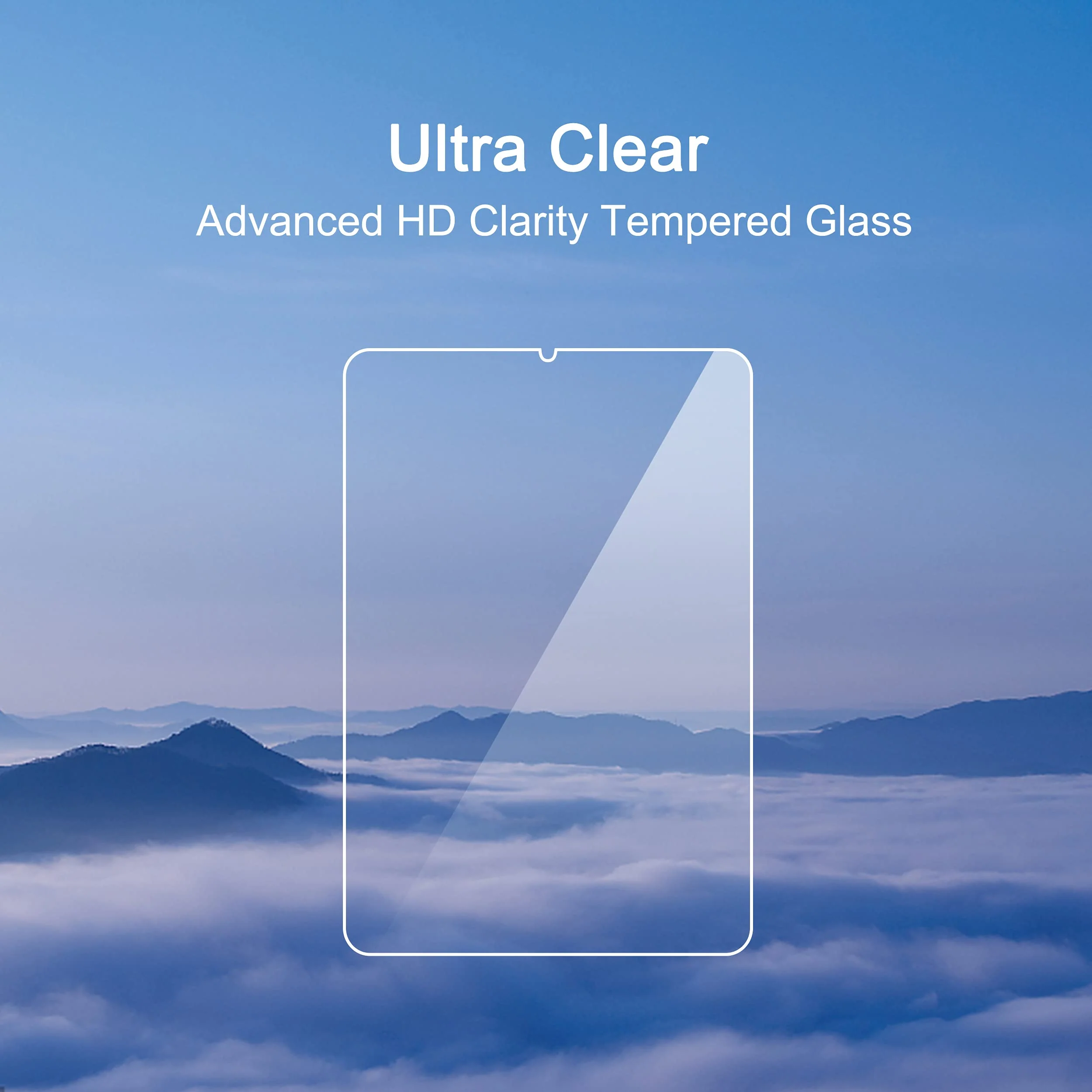 Ailun Screen Protector for iPad Mini 6[8.3 Inch] [2021 Release] Tempered Glass 2.5D Edge Ultra Clear Transparency, Anti-Scratches Case Friendly [2 Pack] 1 - Image 4