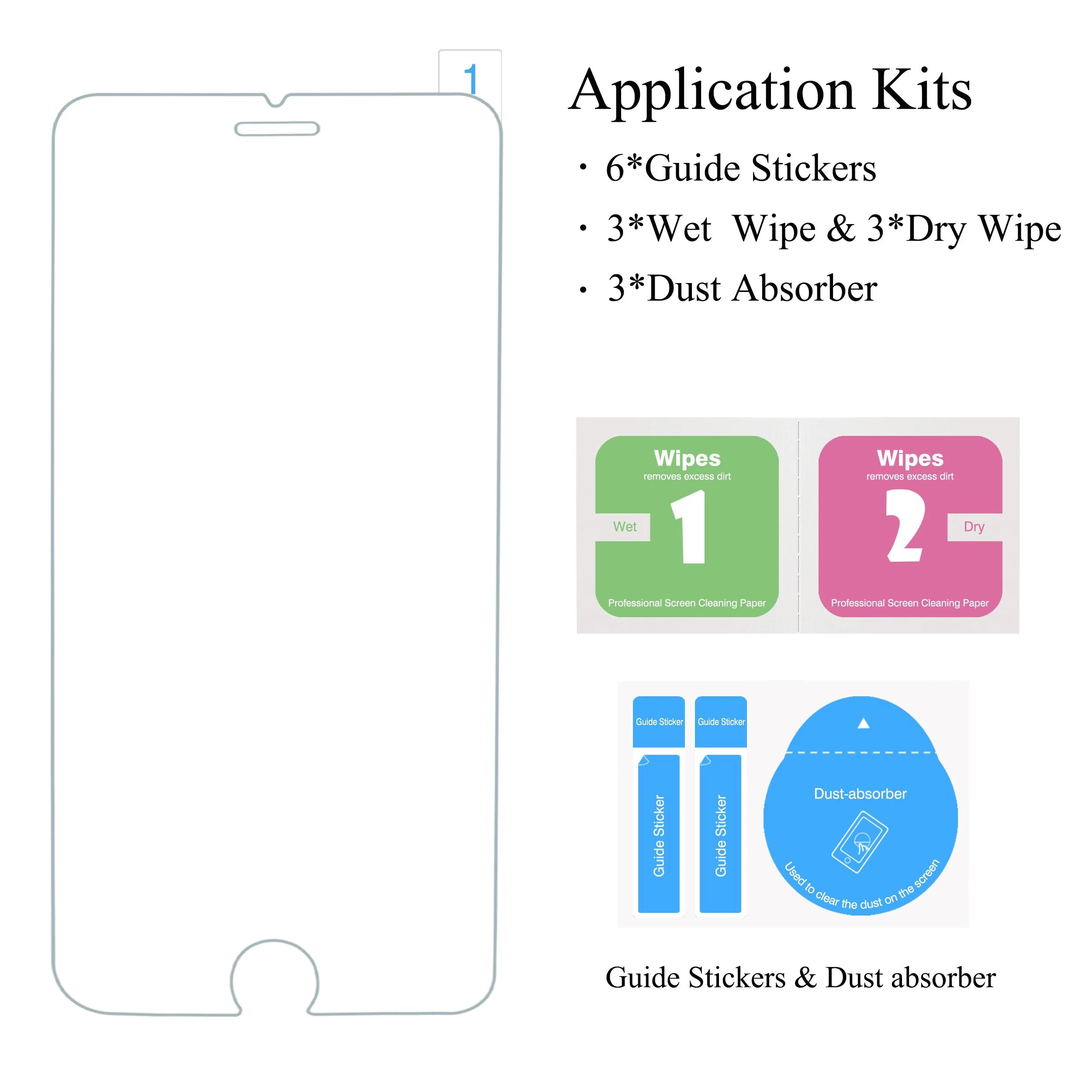 Ailun Screen Protector for iPhone 8 Plus,7 Plus,6s Plus,6 Plus, 5.5 Inch 3Pack Case Friendly Tempered Glass - Image 7